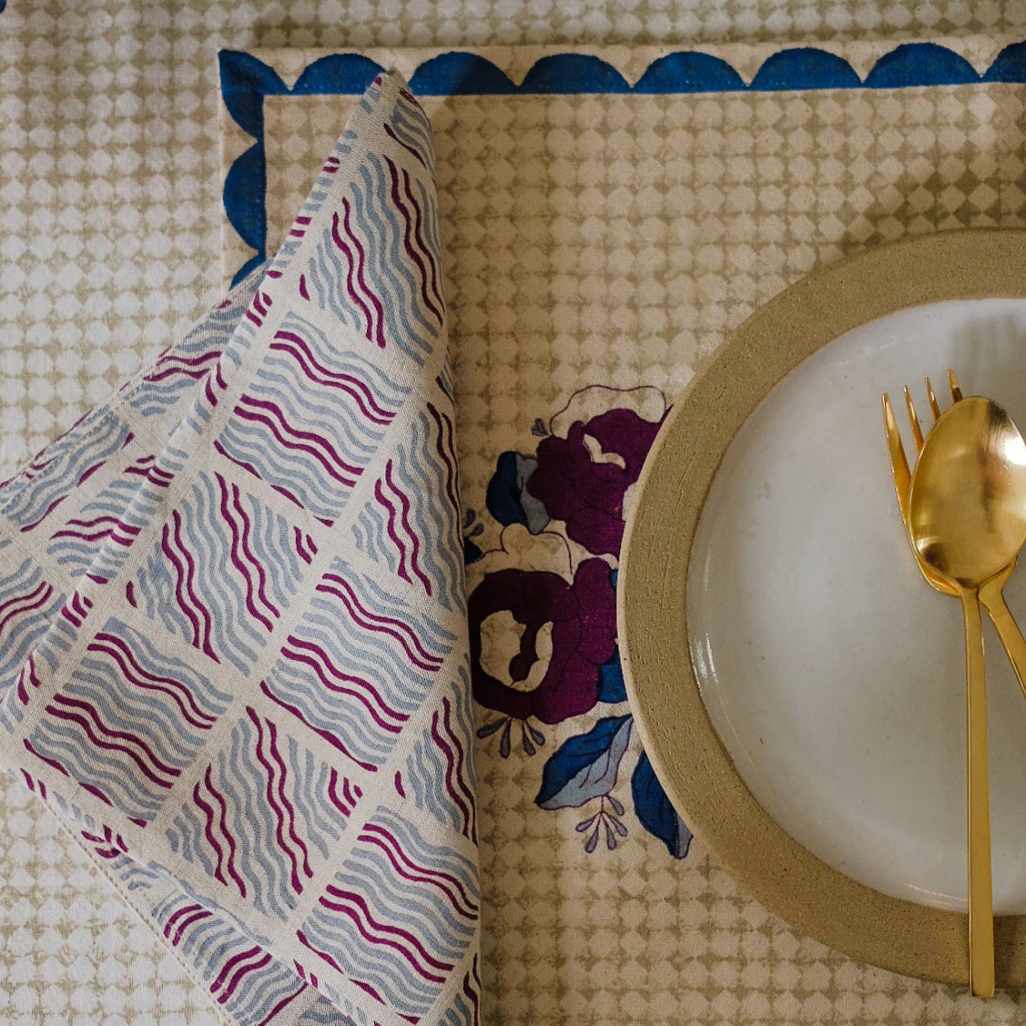 Table Napkins | Neem - Aubergine