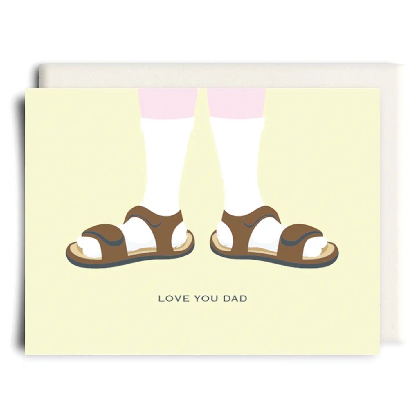 Father's Day Greeting Card | Socks and Sandals