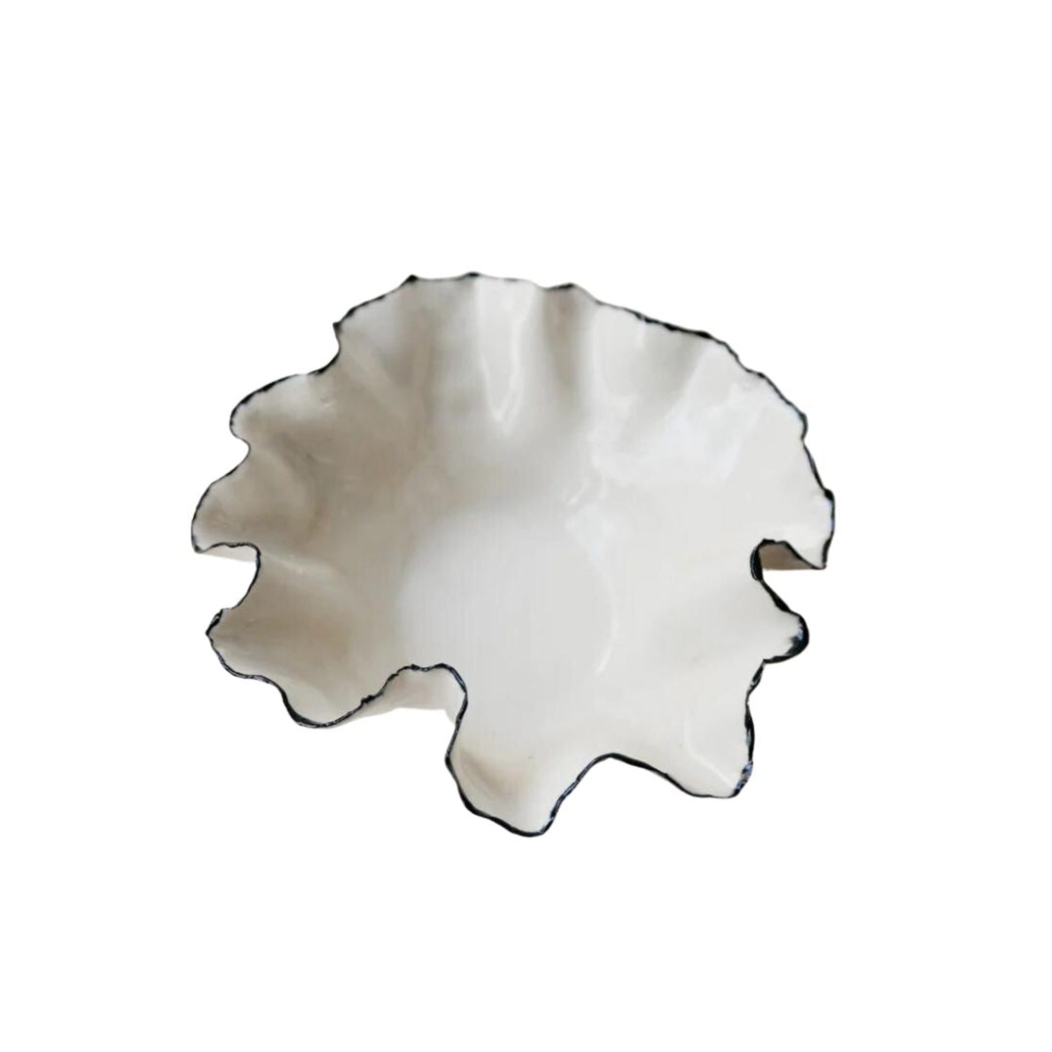Torn Ruffle Bowl