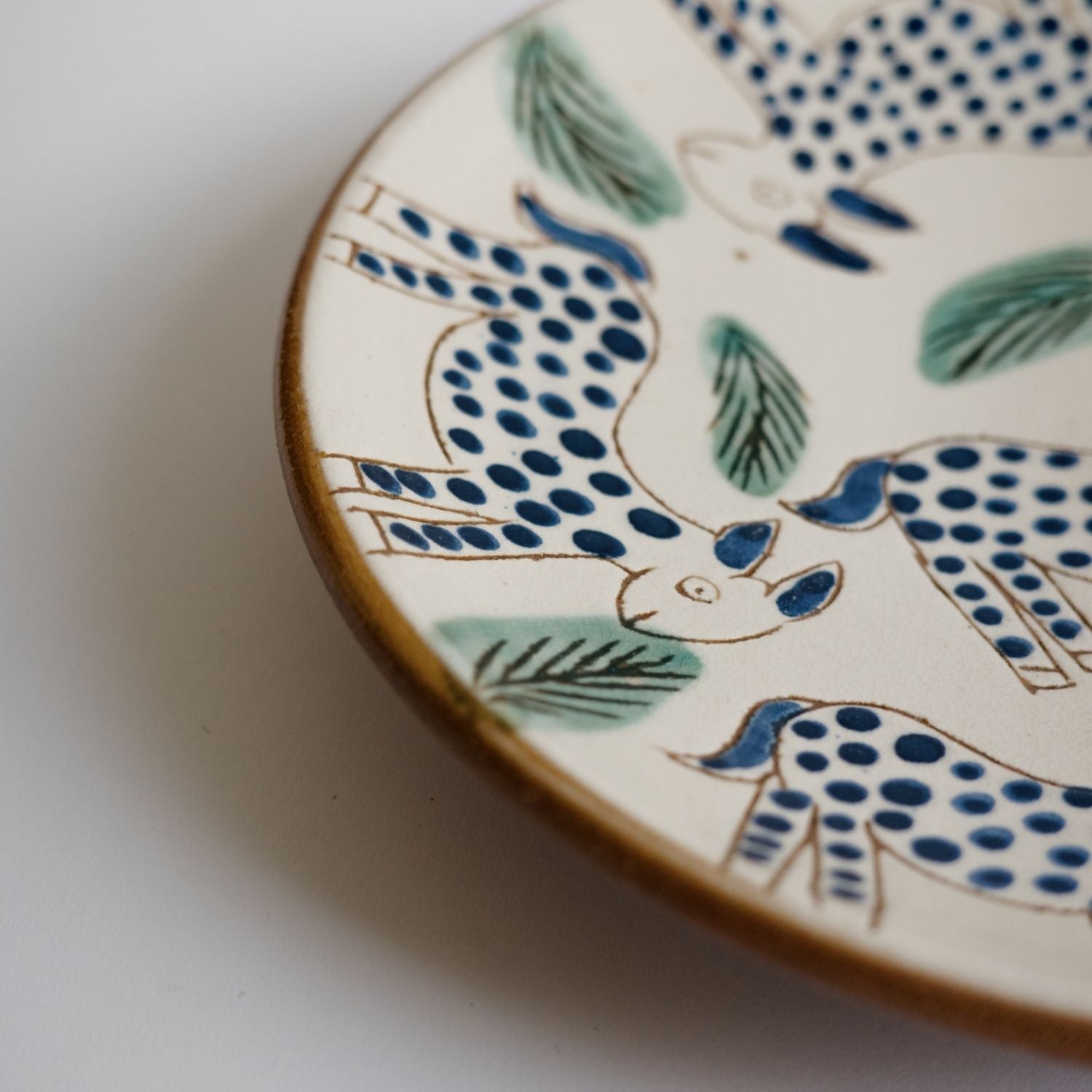 Donkey Ceramic Plate (Large)