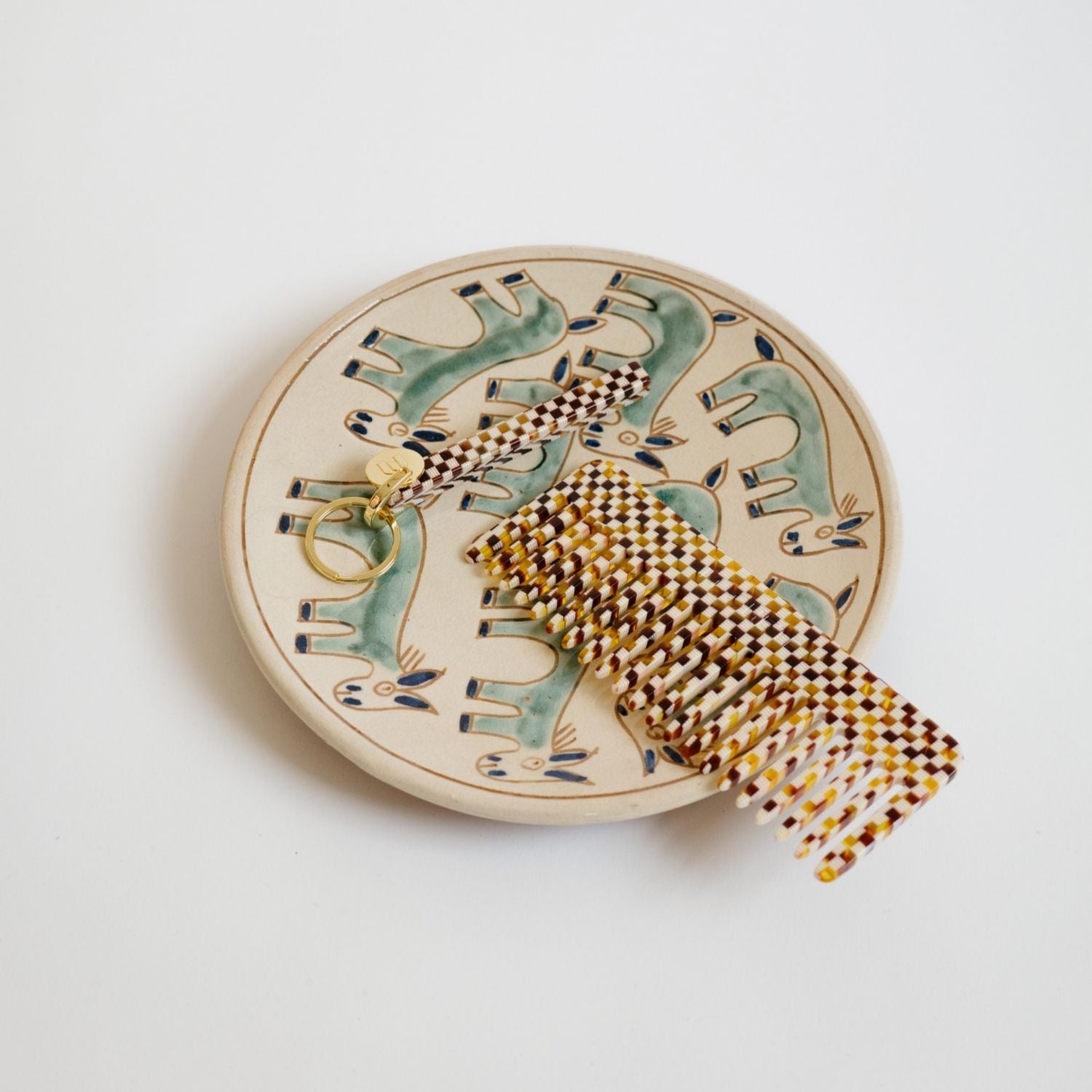 Donkey Pasture Ceramic Plate (Medium)