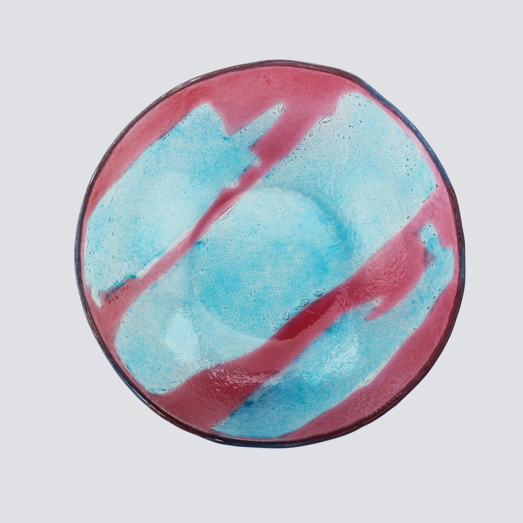 Artisano Medium Bowl | Blue & Magenta