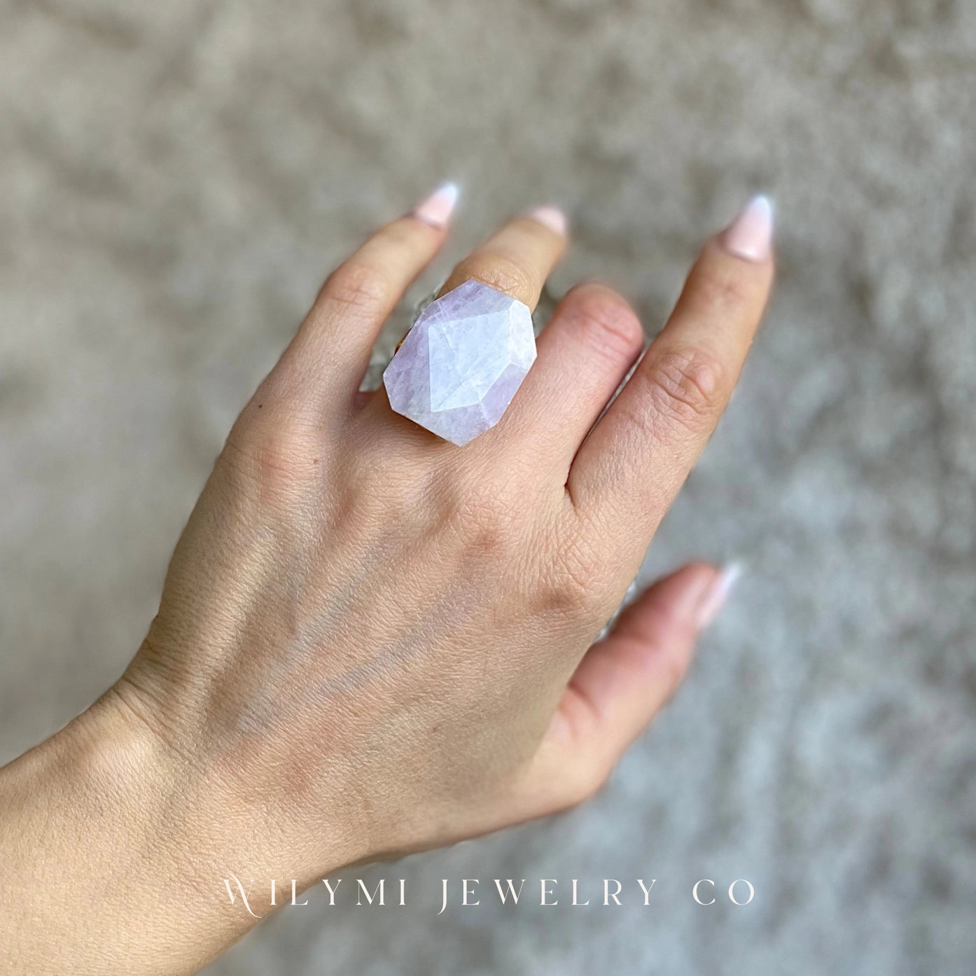 WILYMI Lilac Kunzite Ring