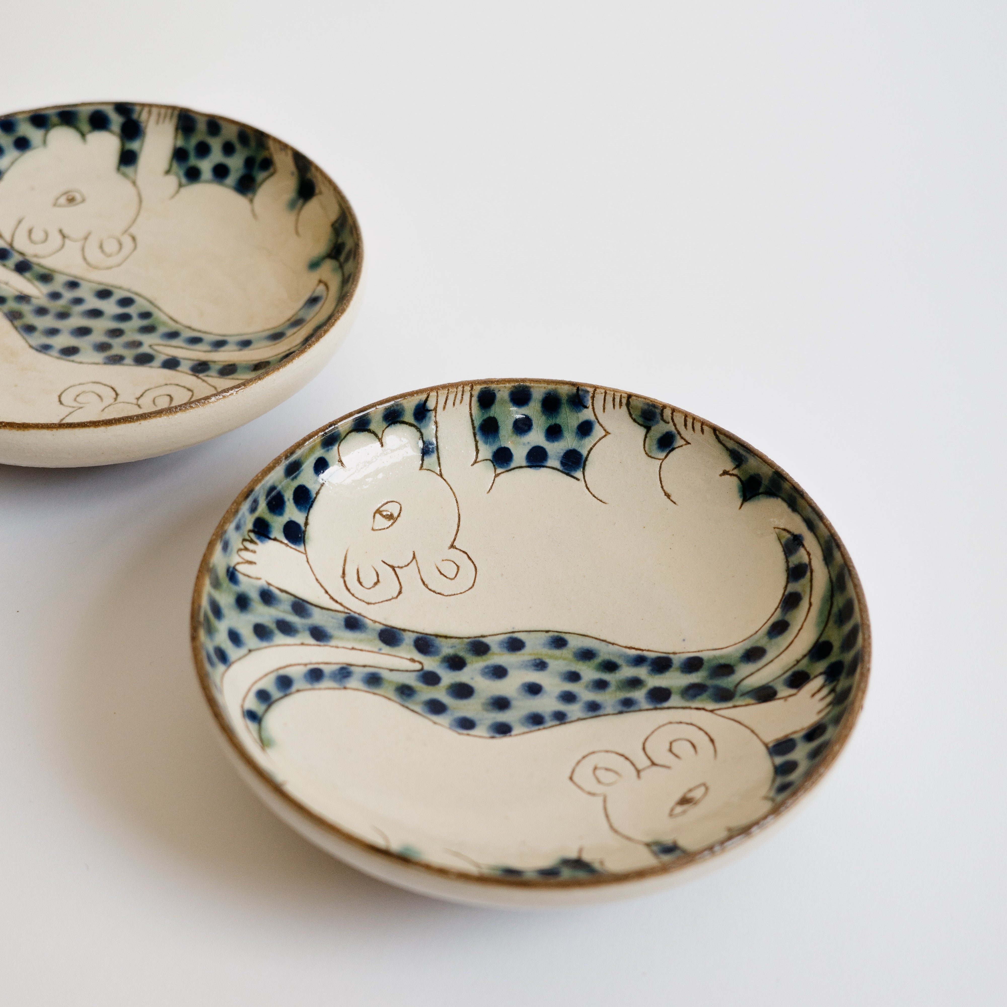 Blue Cubs Ceramic Plate (Small)