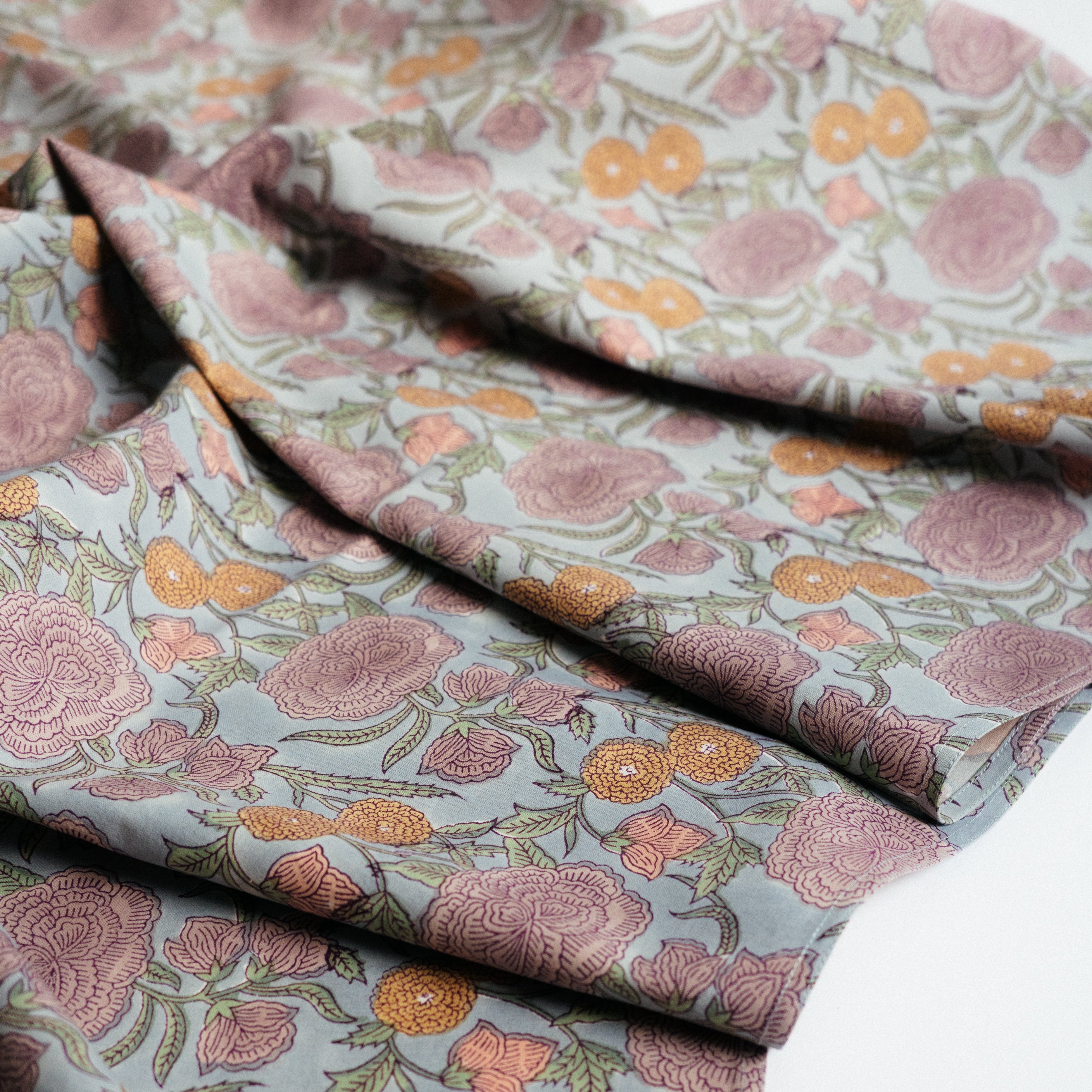 Table Cloth | Nargis (Faded Hydrangea Blue)
