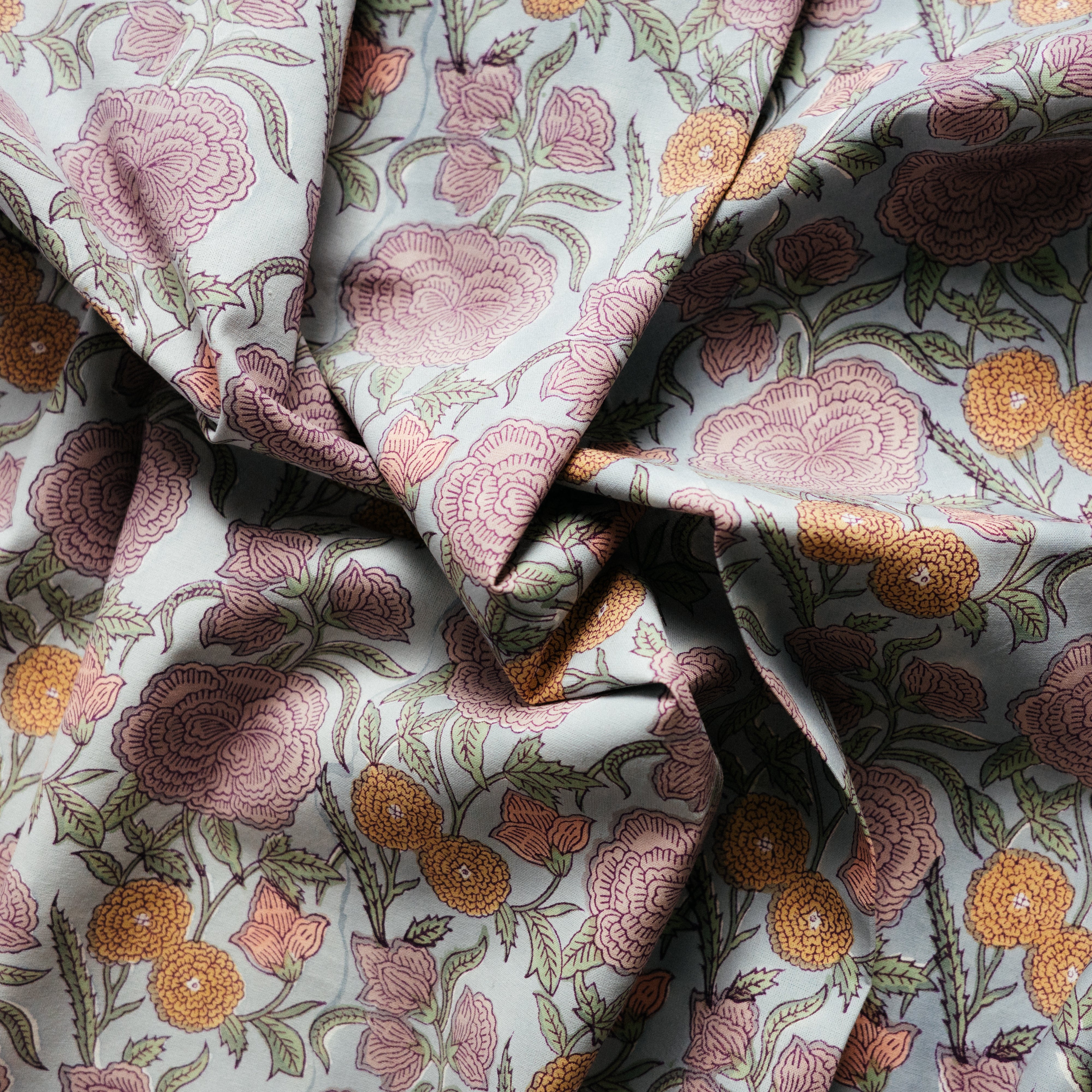 Table Cloth | Nargis (Faded Hydrangea Blue)