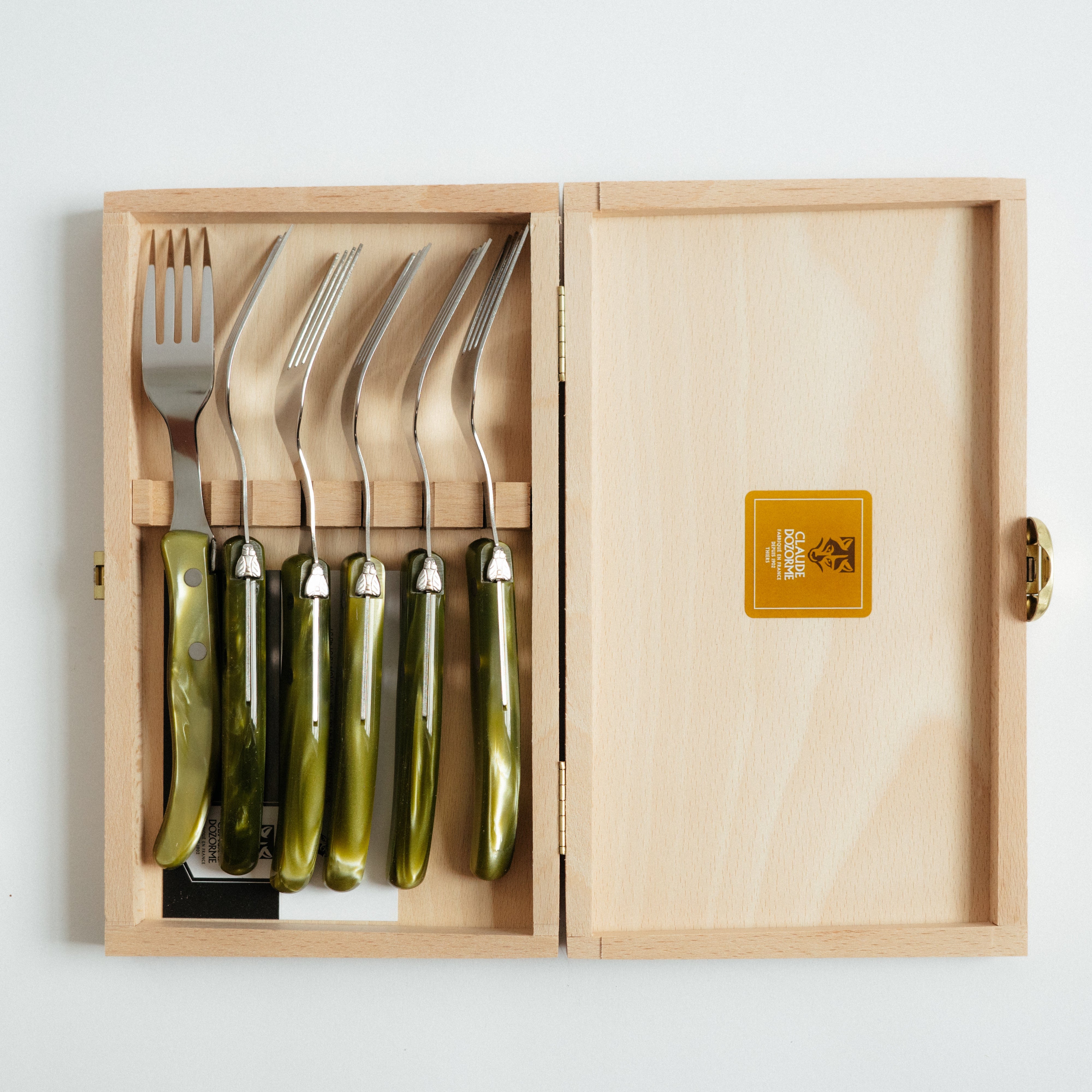 Berlingot Box of 6 Steak Forks