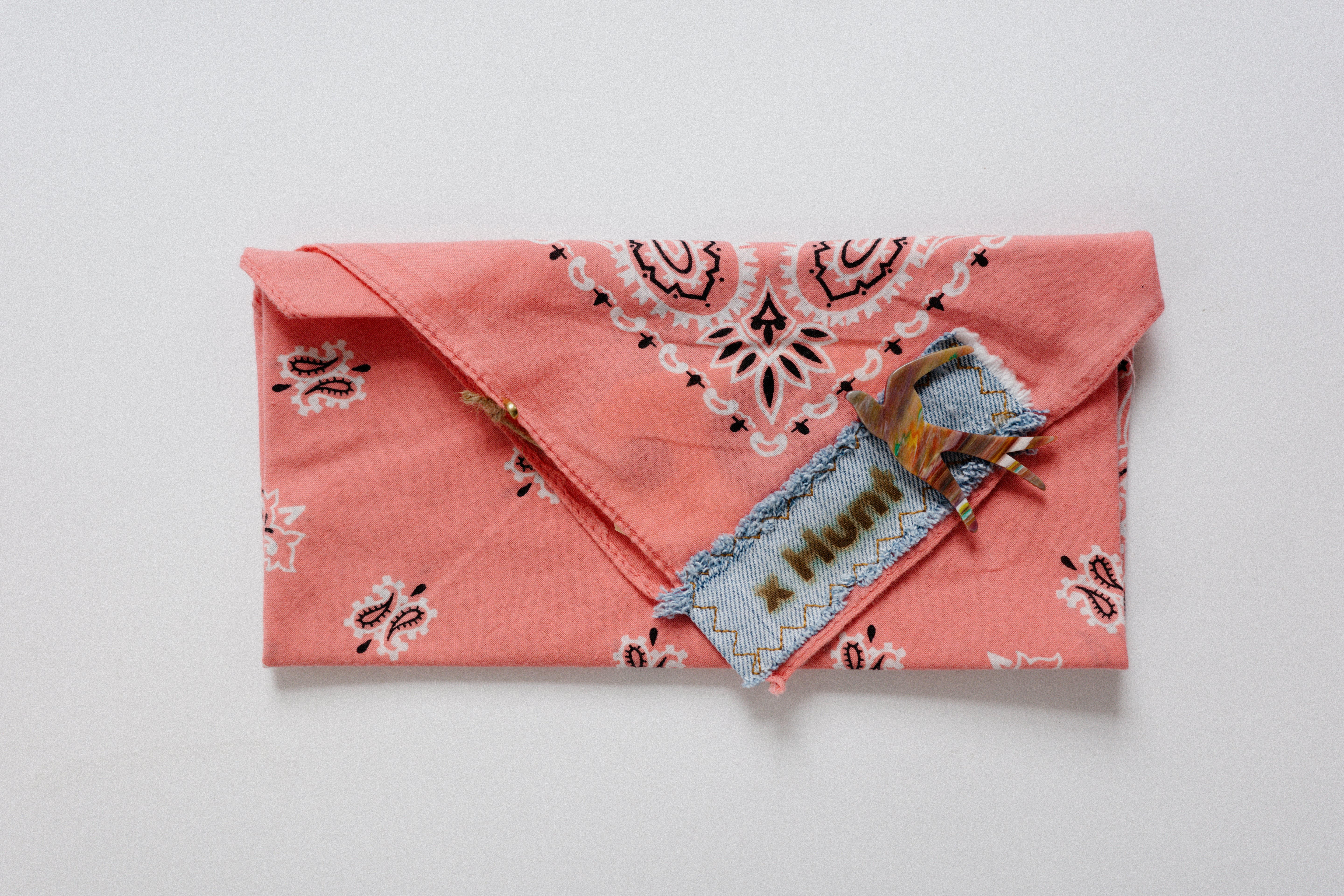Bandana - Orange bird