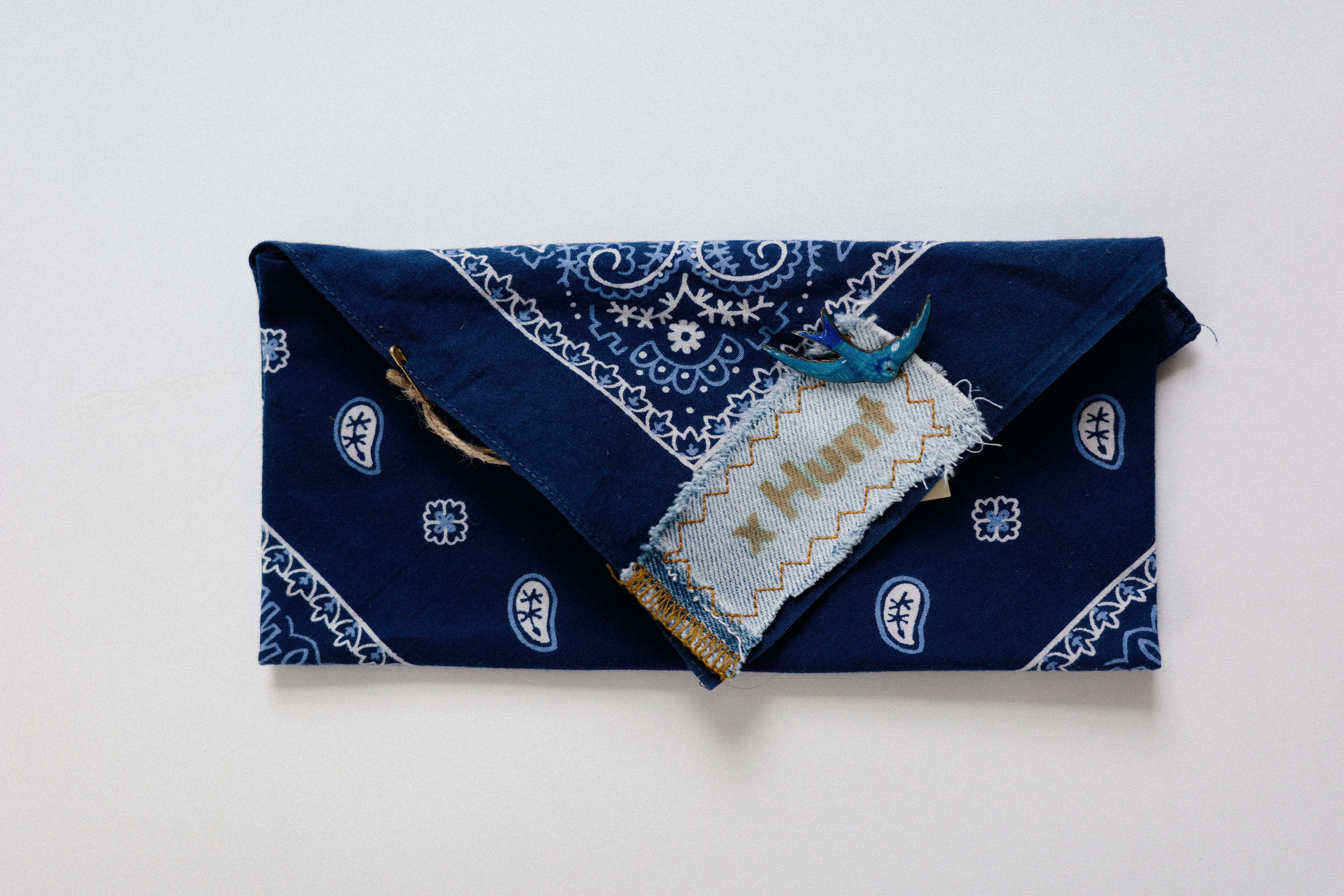 Bandana - Enamel bird