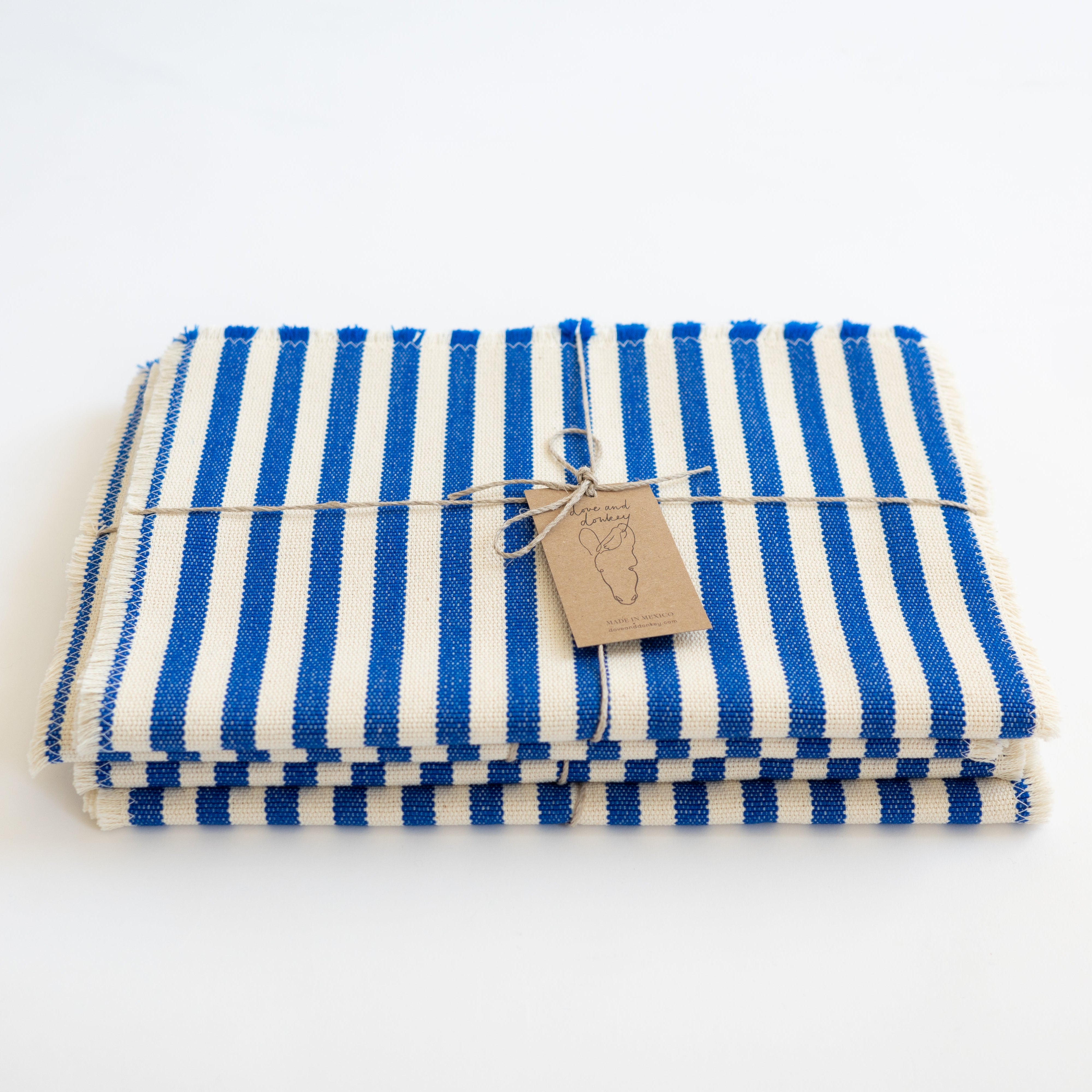 Bold Stripe Placemat - Set of 4 | Cobalt