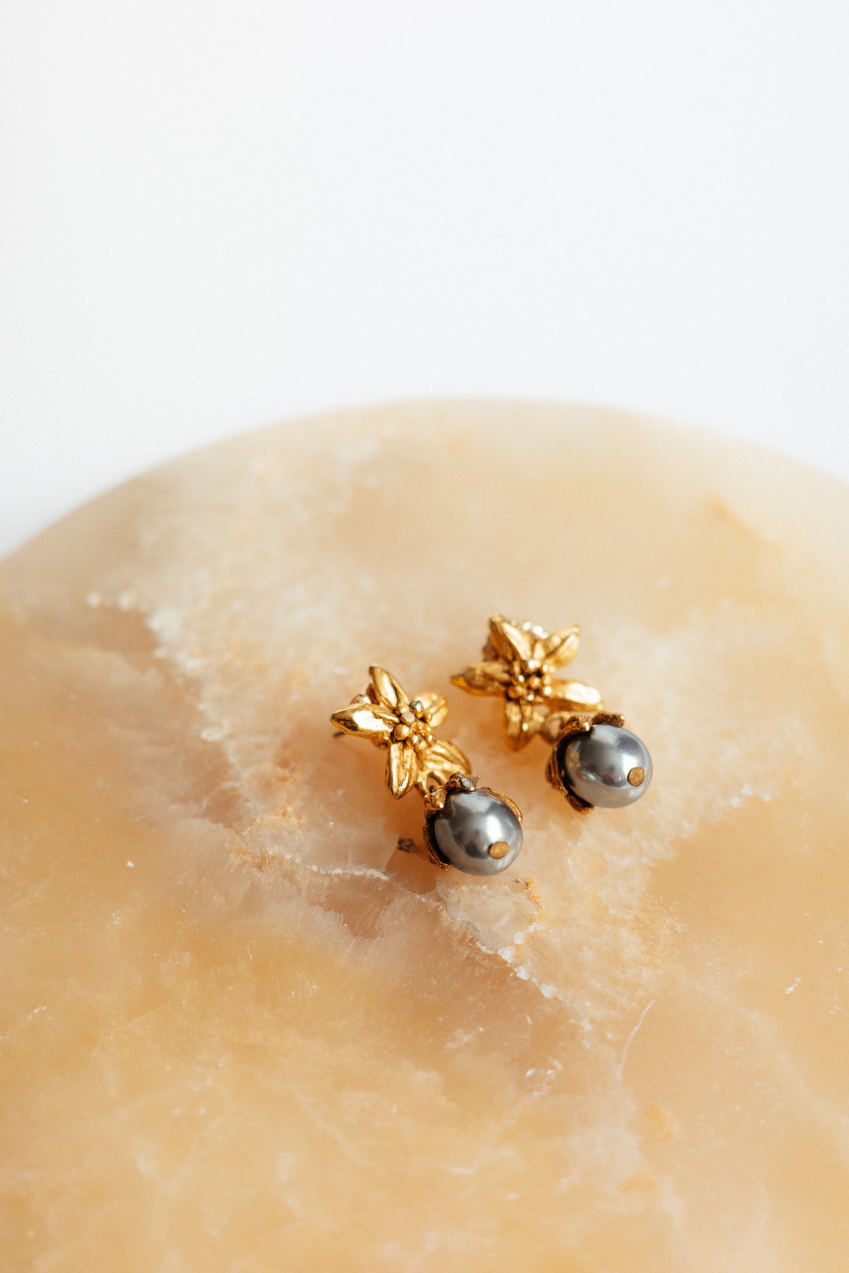 Vintage Pearl Drop Earrings (Kate Hines)