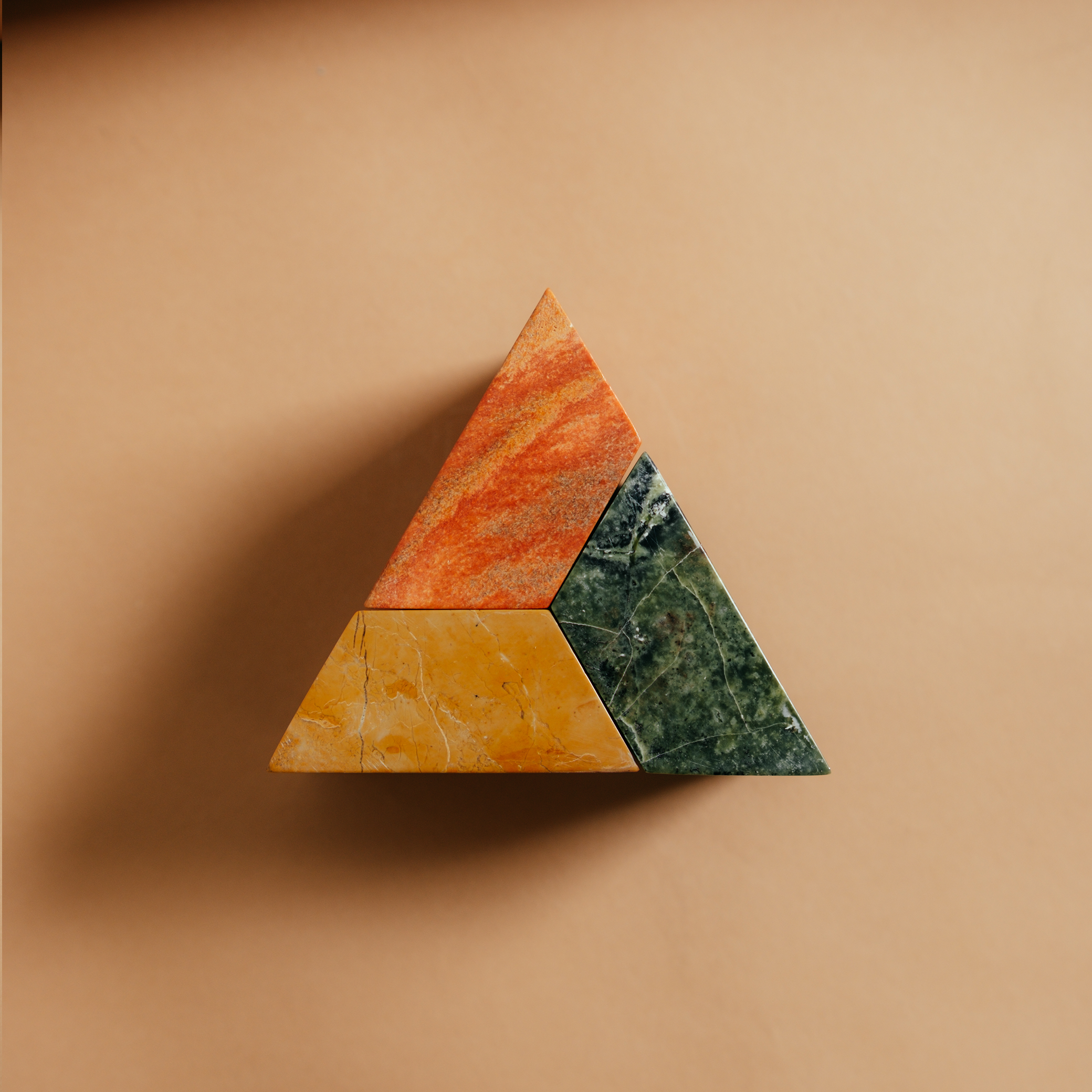 3-Piece Gemstone Triangle Puzzle