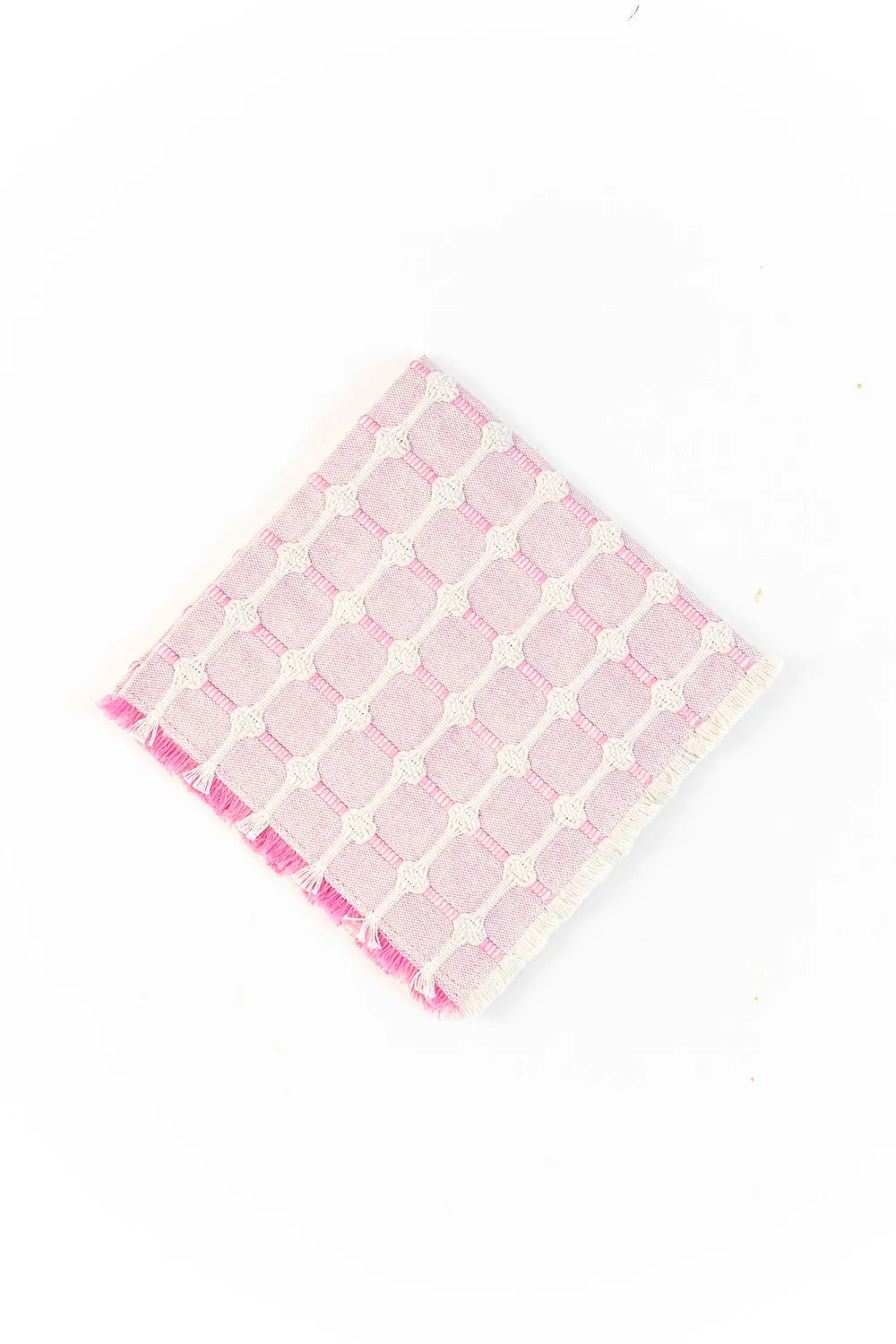 Hopsack Napkin - Set of 4 | Bazooka Pink