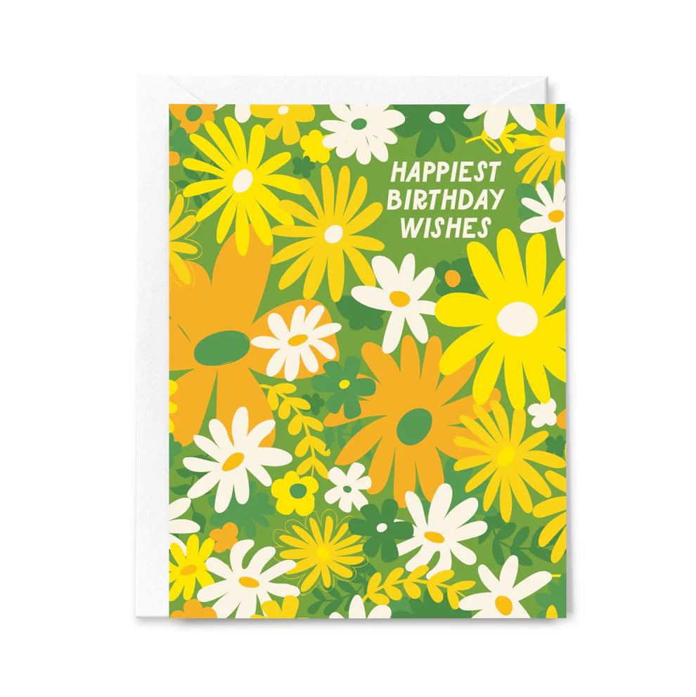 Happy Birthday Retro Florals