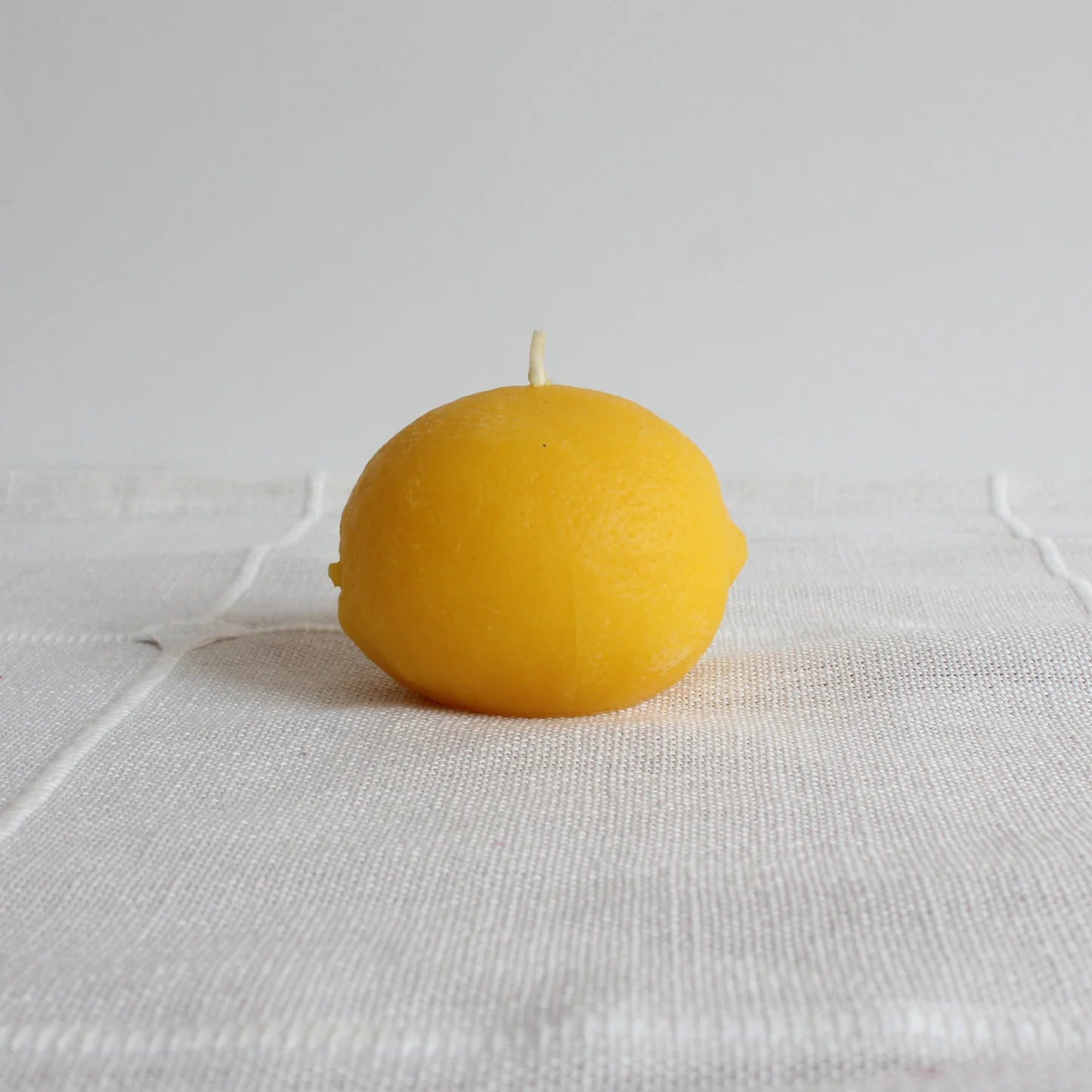 Large Lemon Beeswax Candle