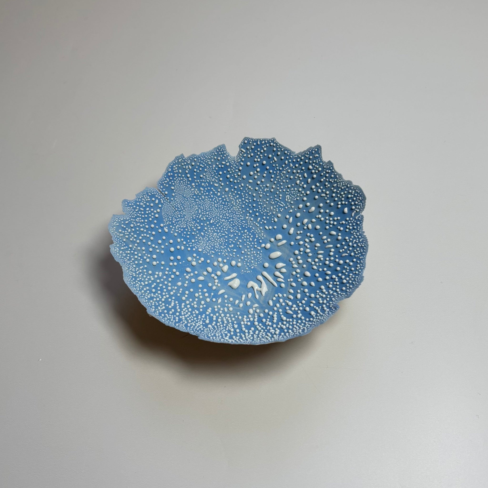 Torn Eggshell Dish | Sky Blue