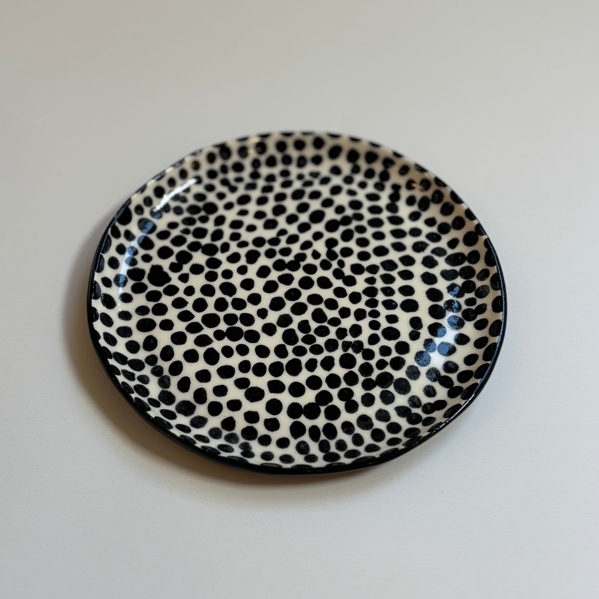 Hand Painted Dot Dishes