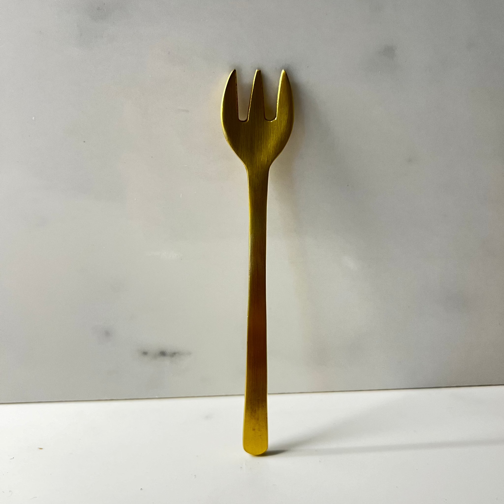 Brass Dessert Fork