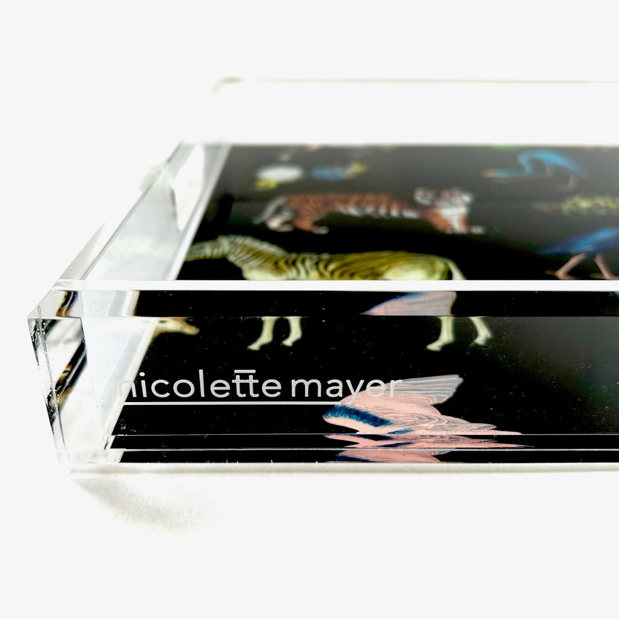 Exotix Brown Acrylic Tray | Medium