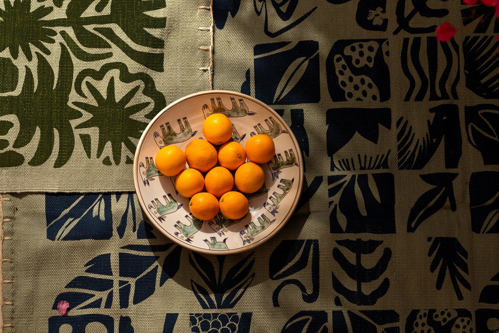 Donkey Pasture Ceramic Plate (Medium)