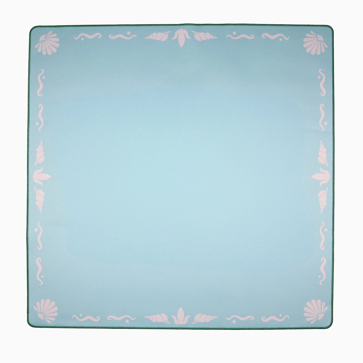 Blue Island Border Mahjong Mat