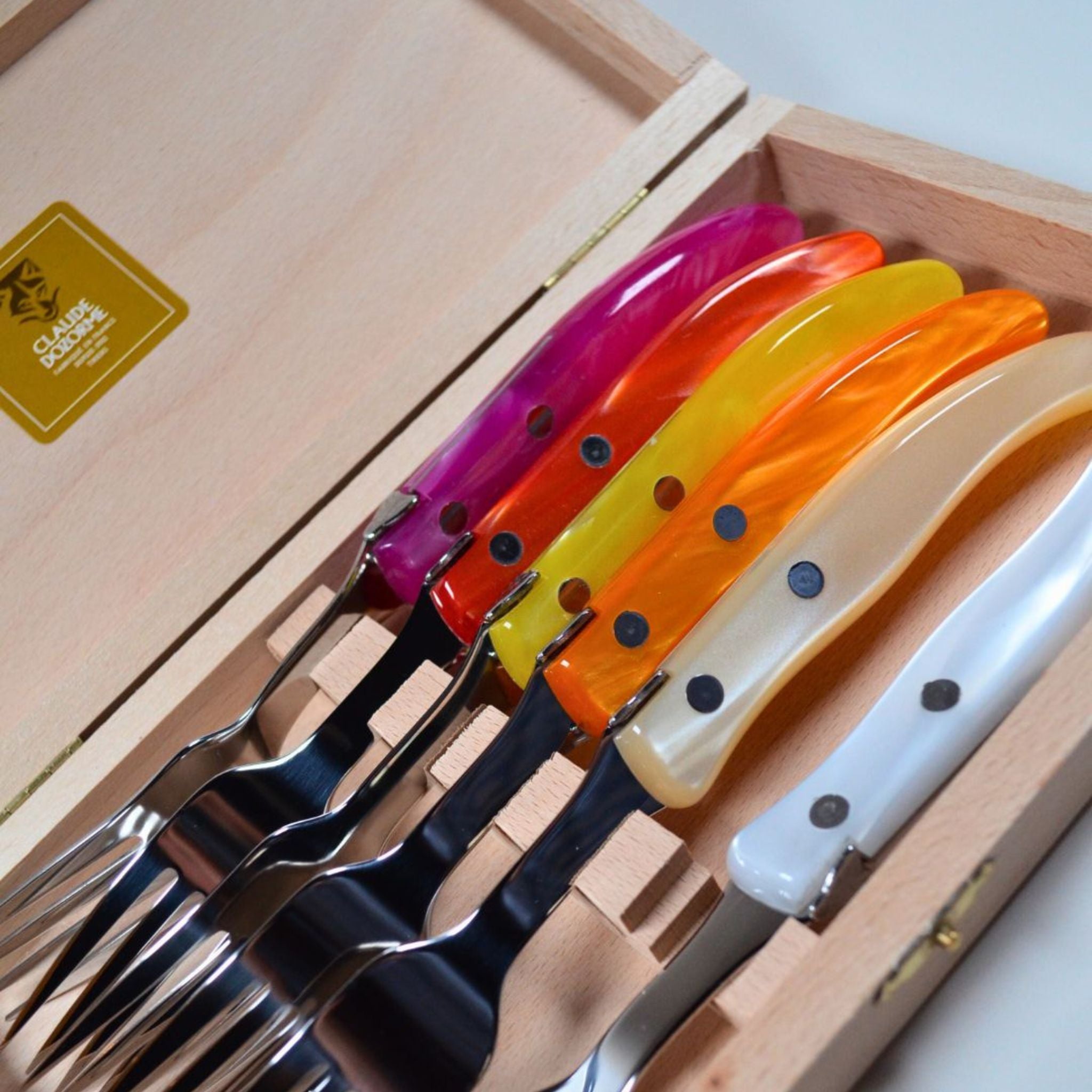 Berlingot Box of 6 Steak Forks