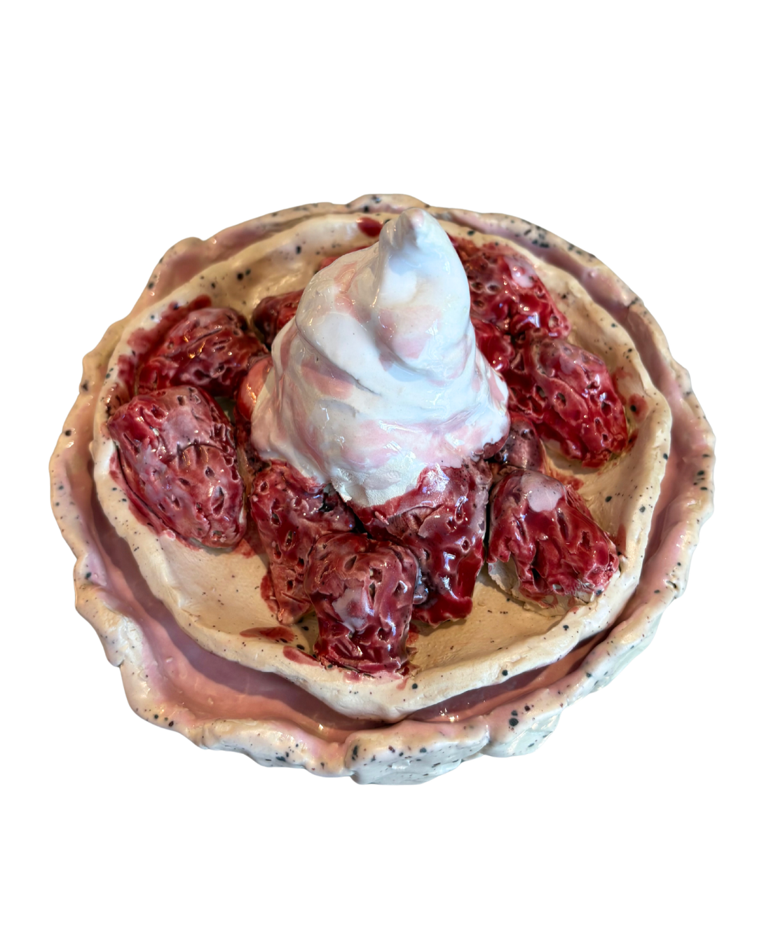 Ceramic Strawberry Tart