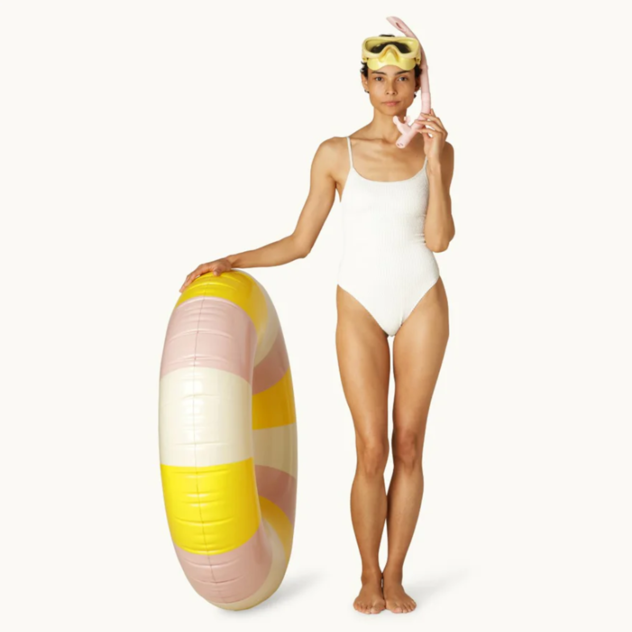 Classic Swim Ring | French Rose & Limonata