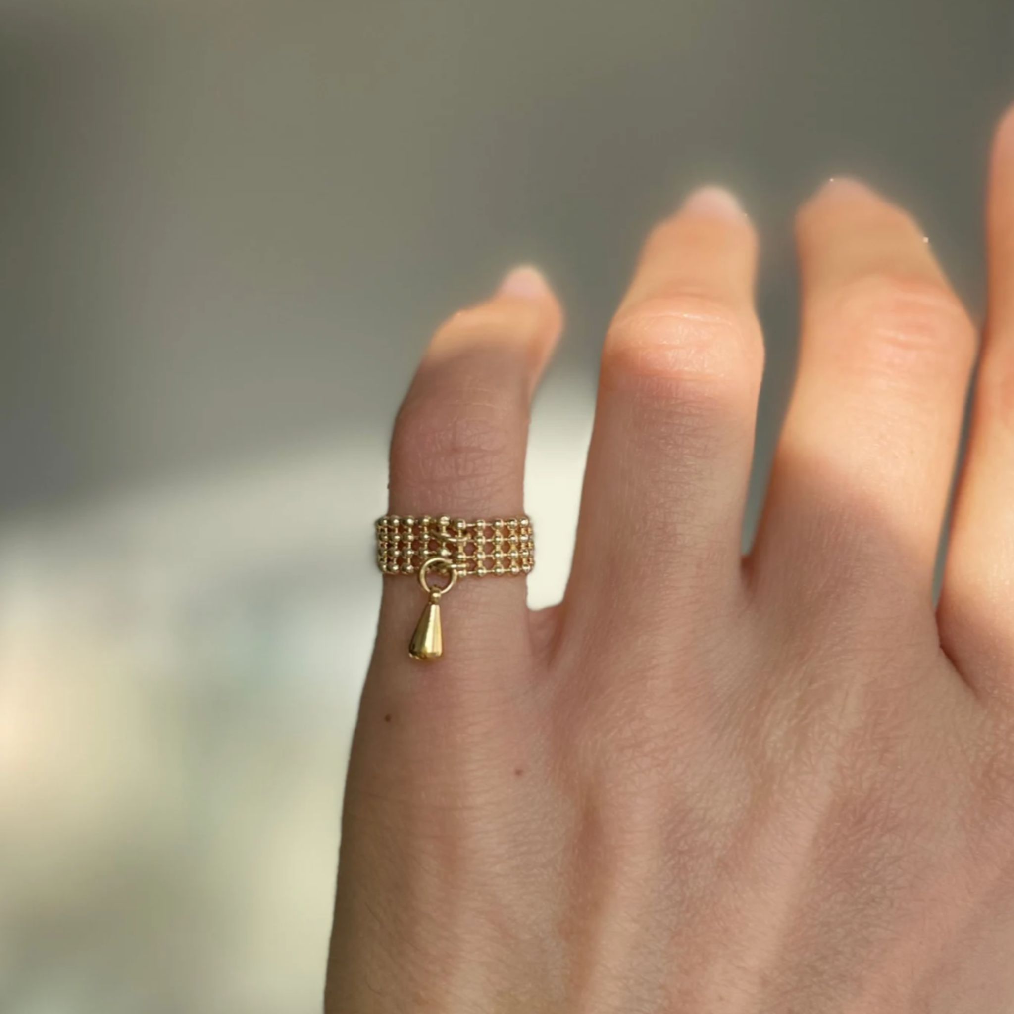 Dainty Droplet Flex | Gold