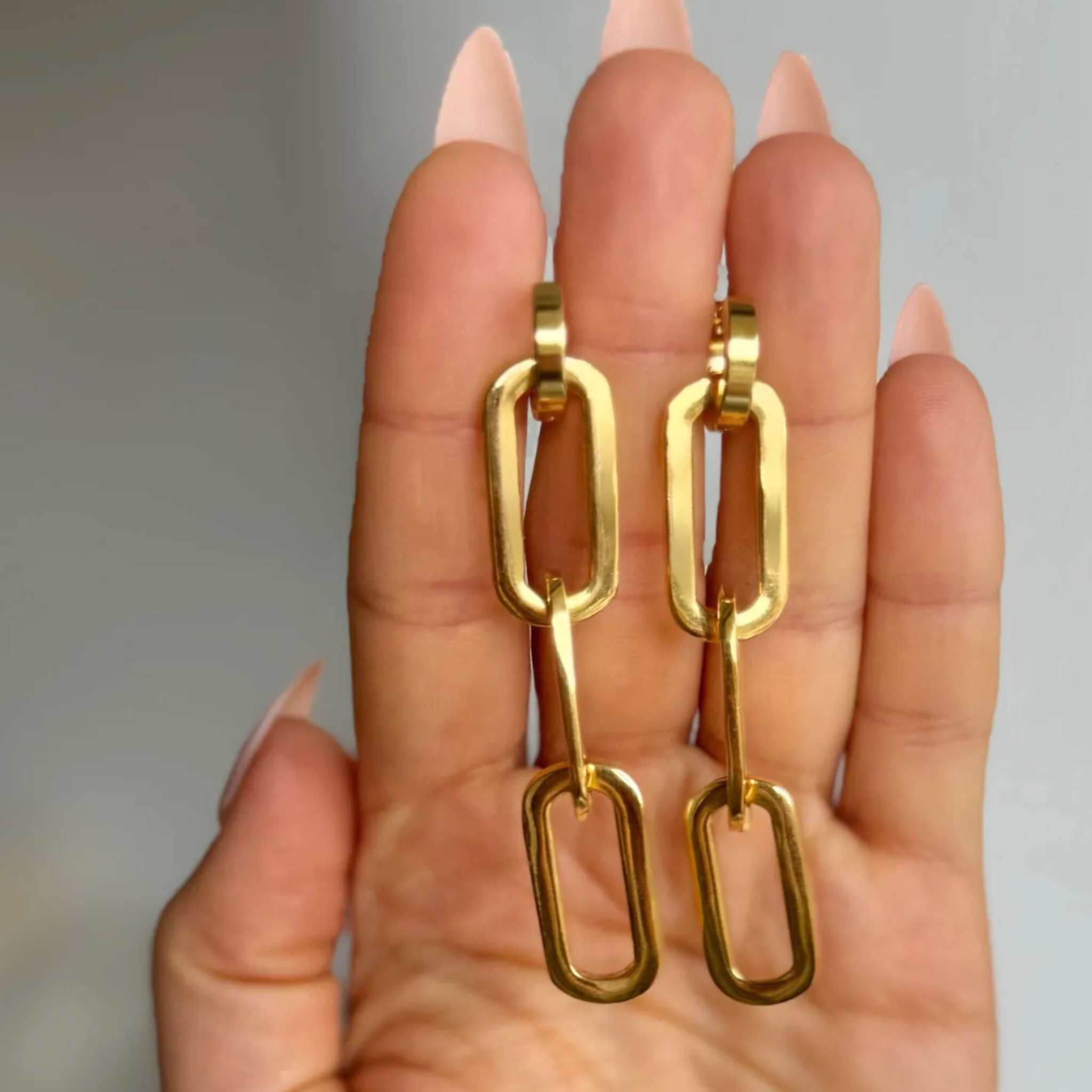 Gold Chain Earrings