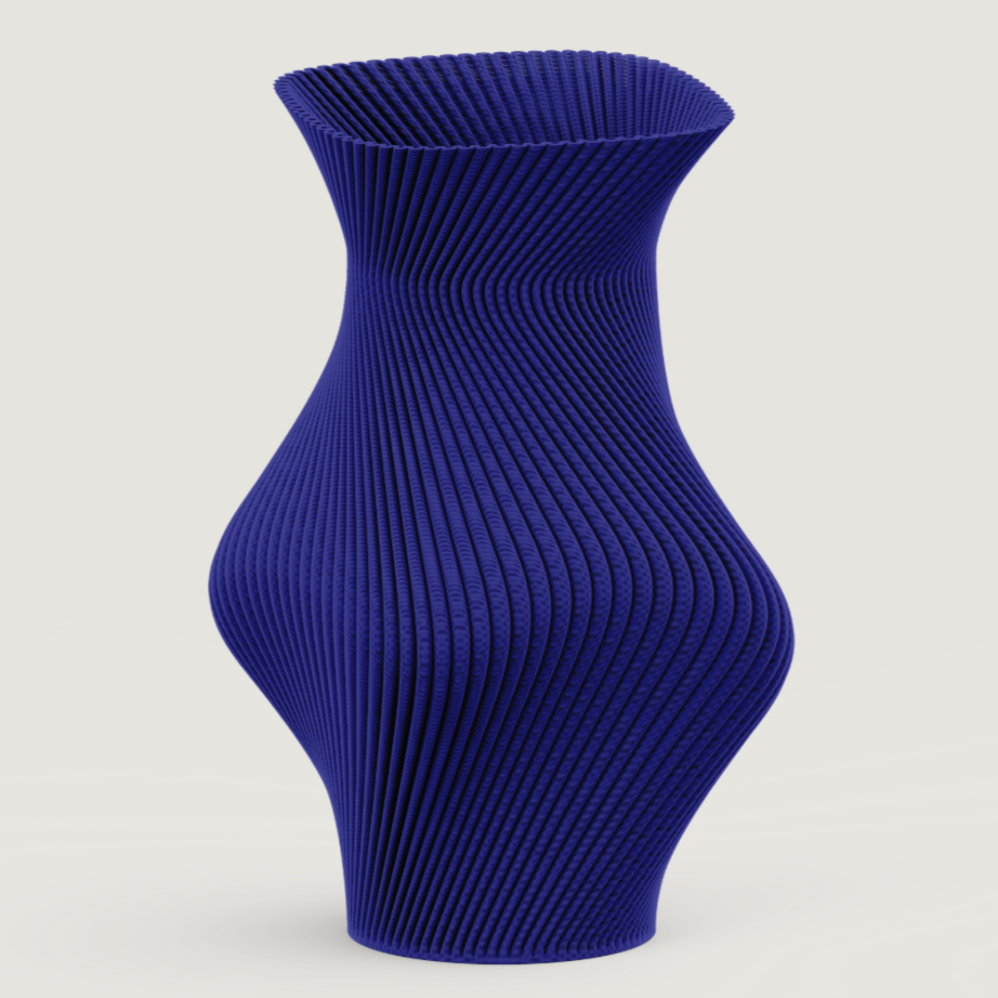 Flare Vase | Blue Plain
