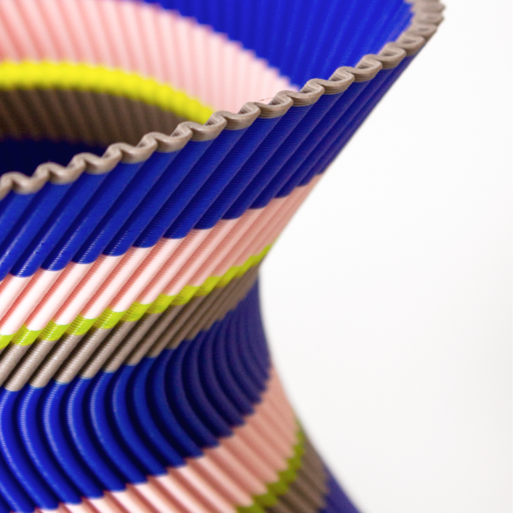 Flare Vase | Blue Pattern