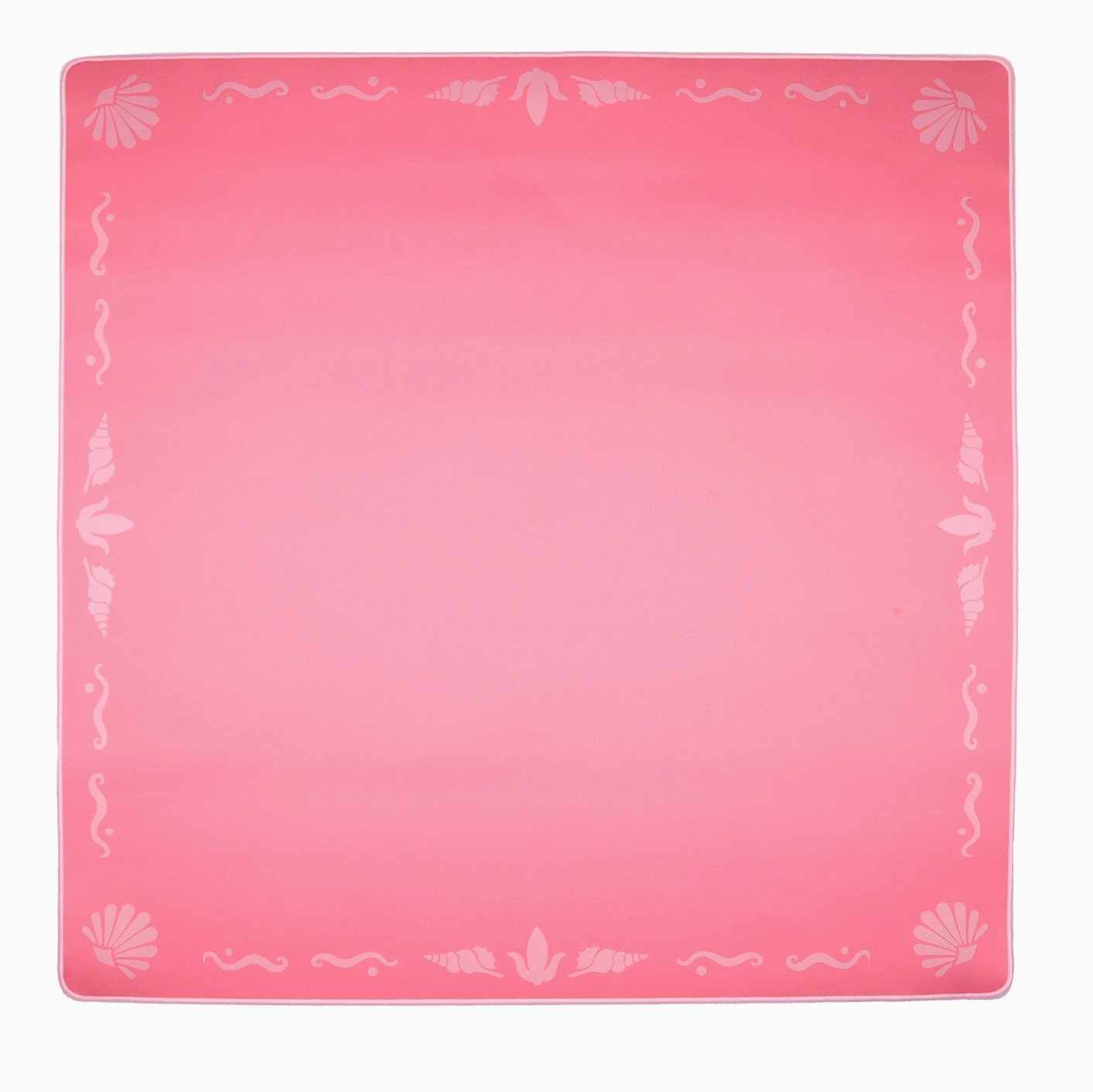 Pink Island Border Mahjong Mat