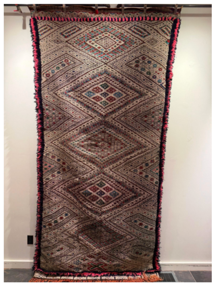 Vintage Moroccan Rug, 4’11" x 10’3"