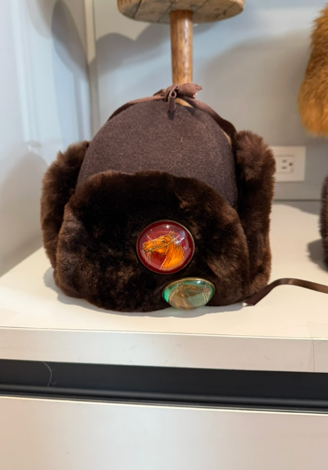 Horse Lovers - Vintage Fur Hat