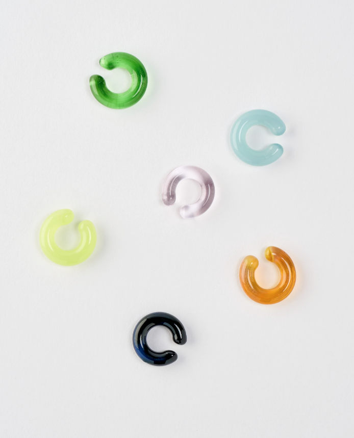 Luminous Glass Earcuff
