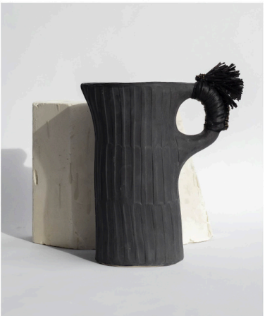 Tall Black Jug