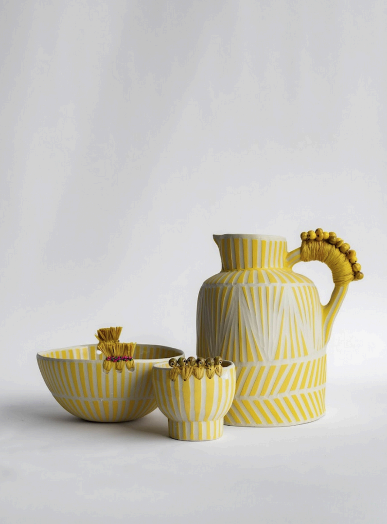 Stoneware Bowl - Yellow