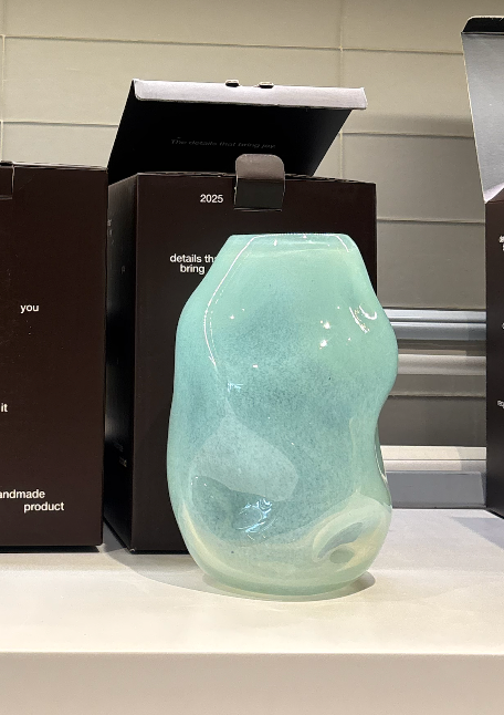 Bubblegum Vase | Smoky Green