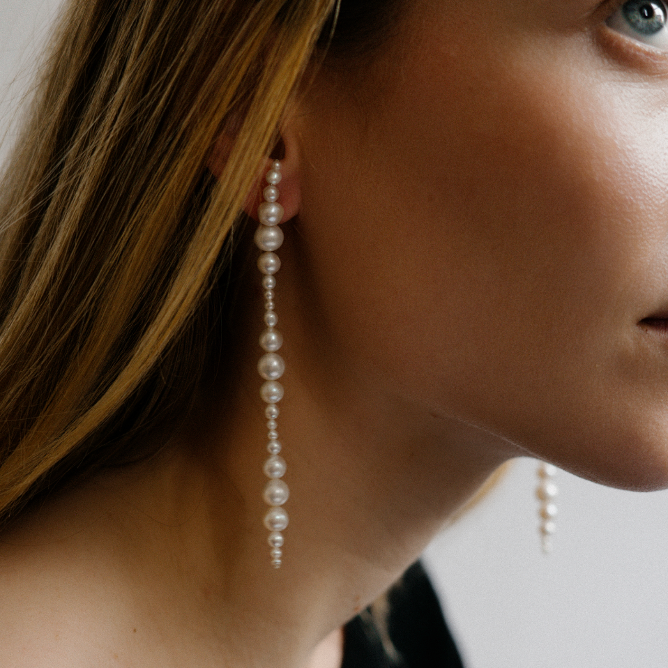 Glyzinia Pearl Earrings
