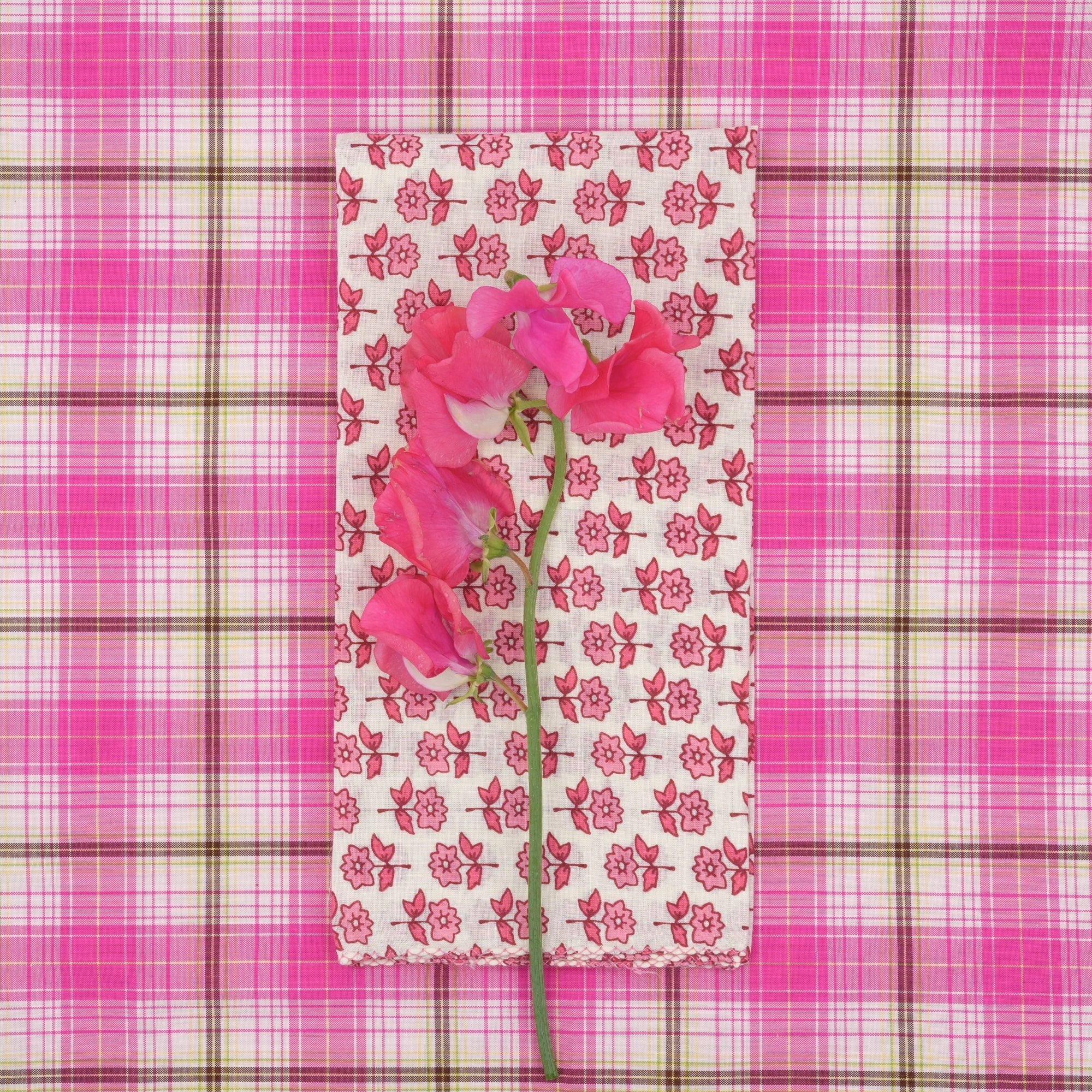 Table Napkins - Bourrache Faded