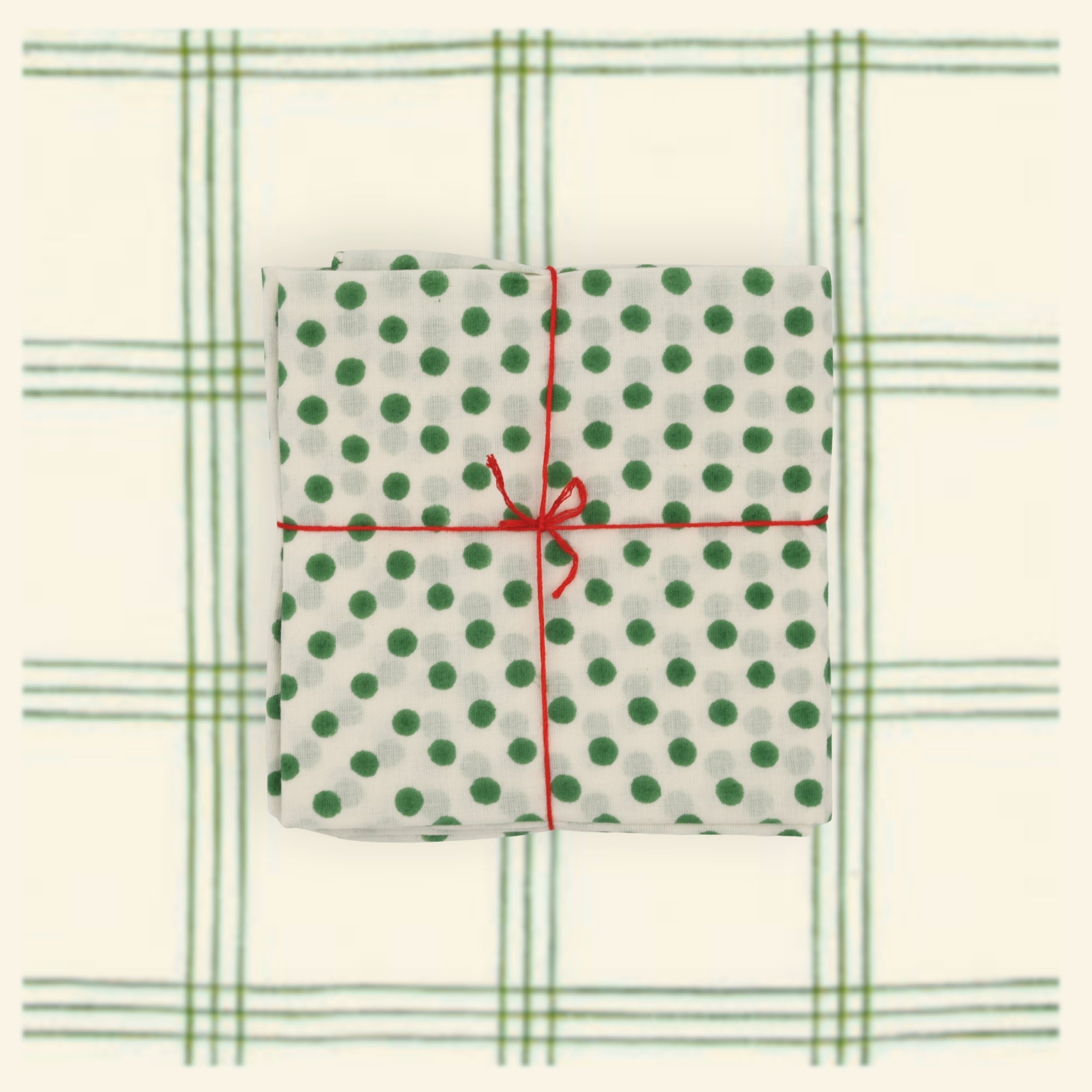 Table Napkins - Polka Juniper