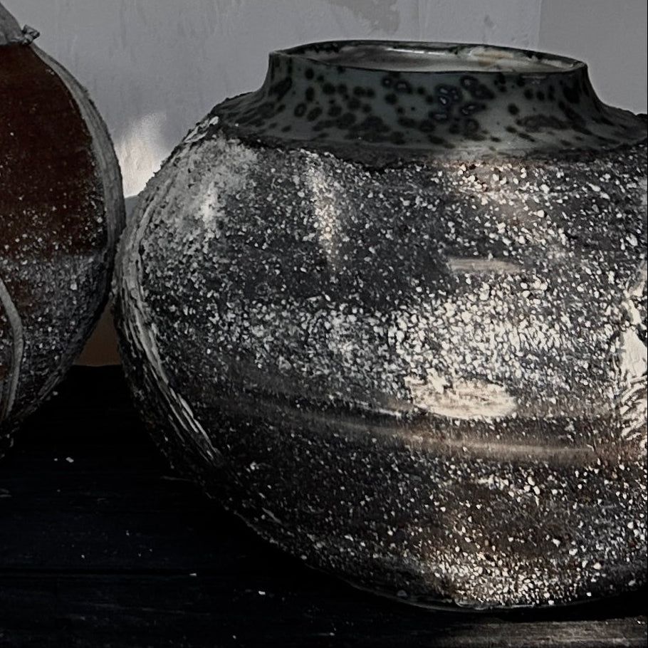 Painterly Large Vase | Grey