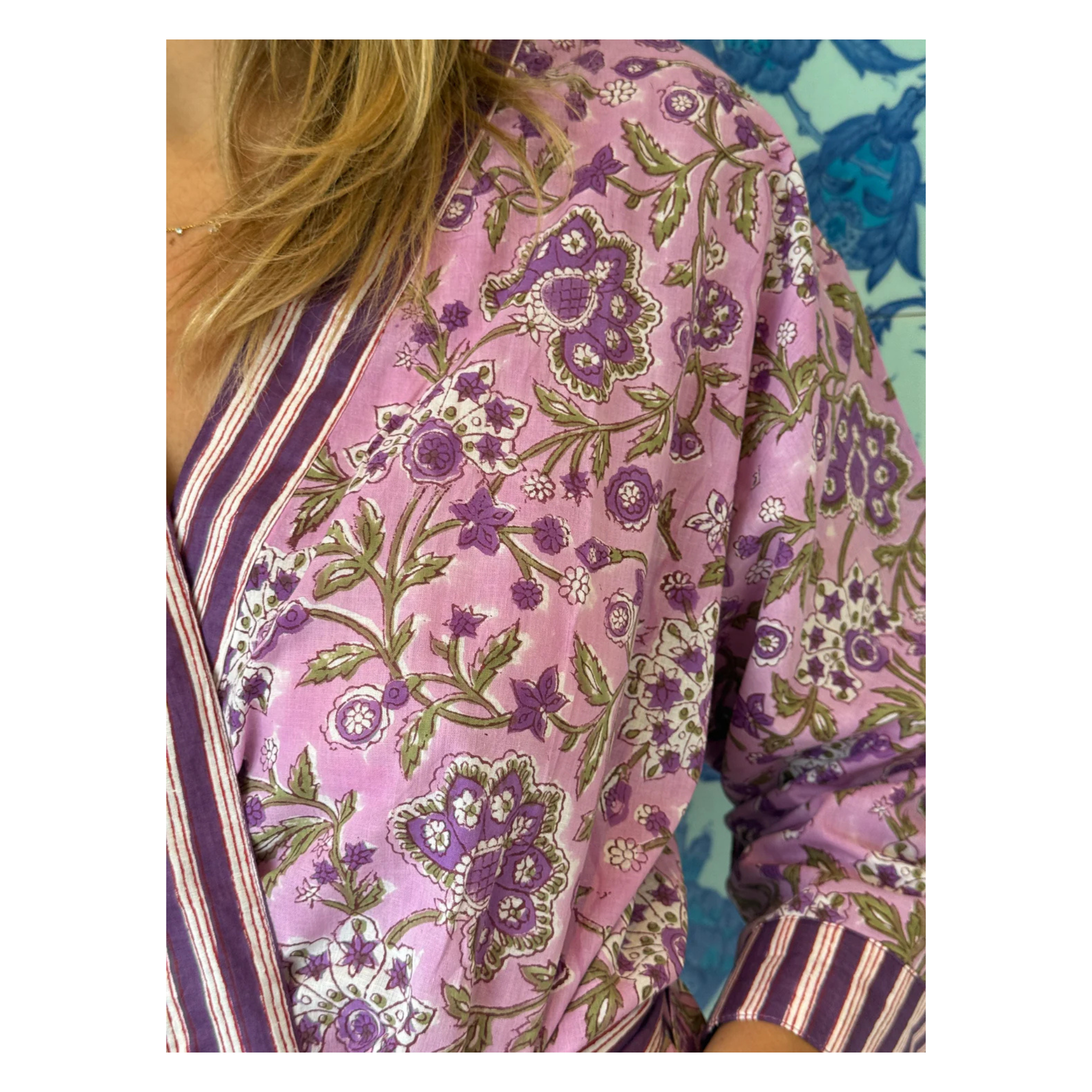 Imli Robe | Violet Bloom