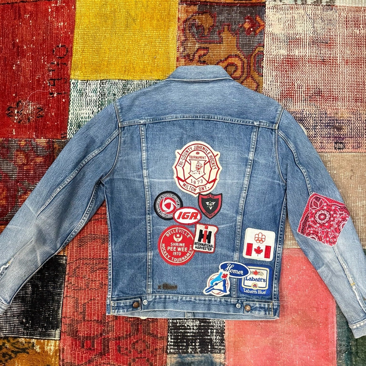 Patched Denim Jackets - Wayne