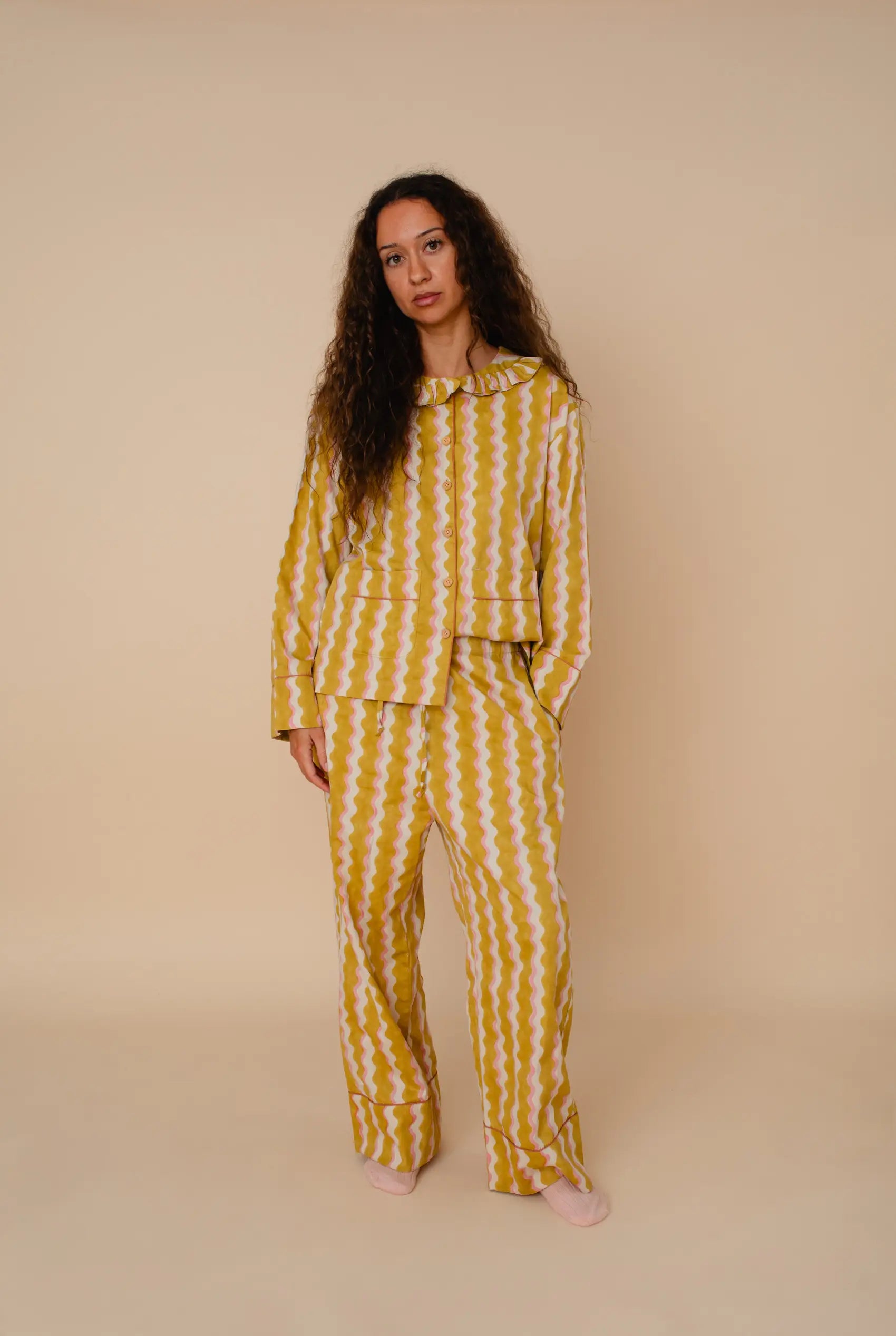 Frill Pyjama Set - Honey Wiggle