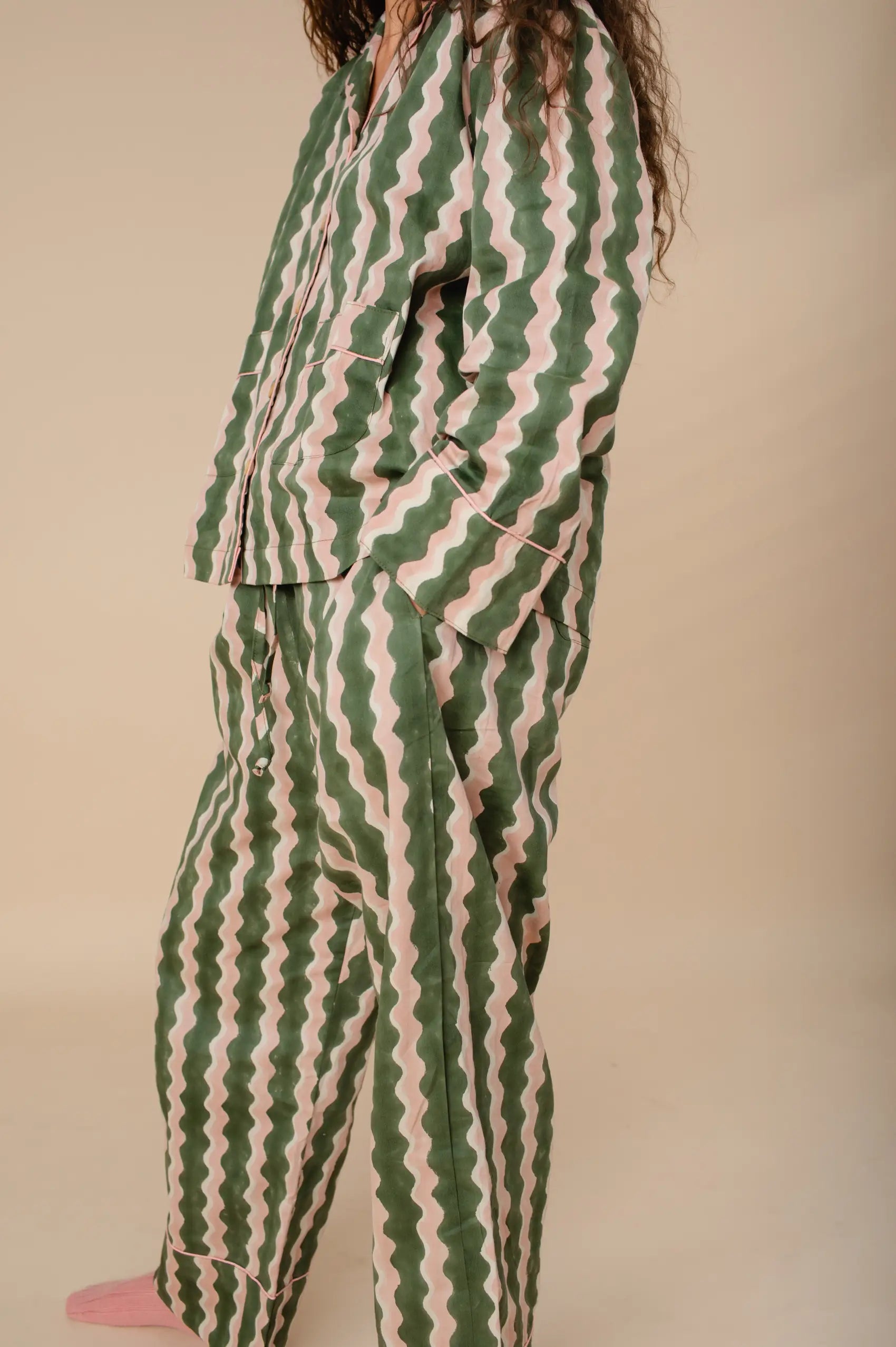 Women's Pyjama Set - Whirly Fern