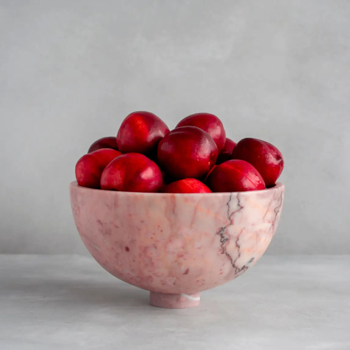Pink Marble Fruit Bowl
