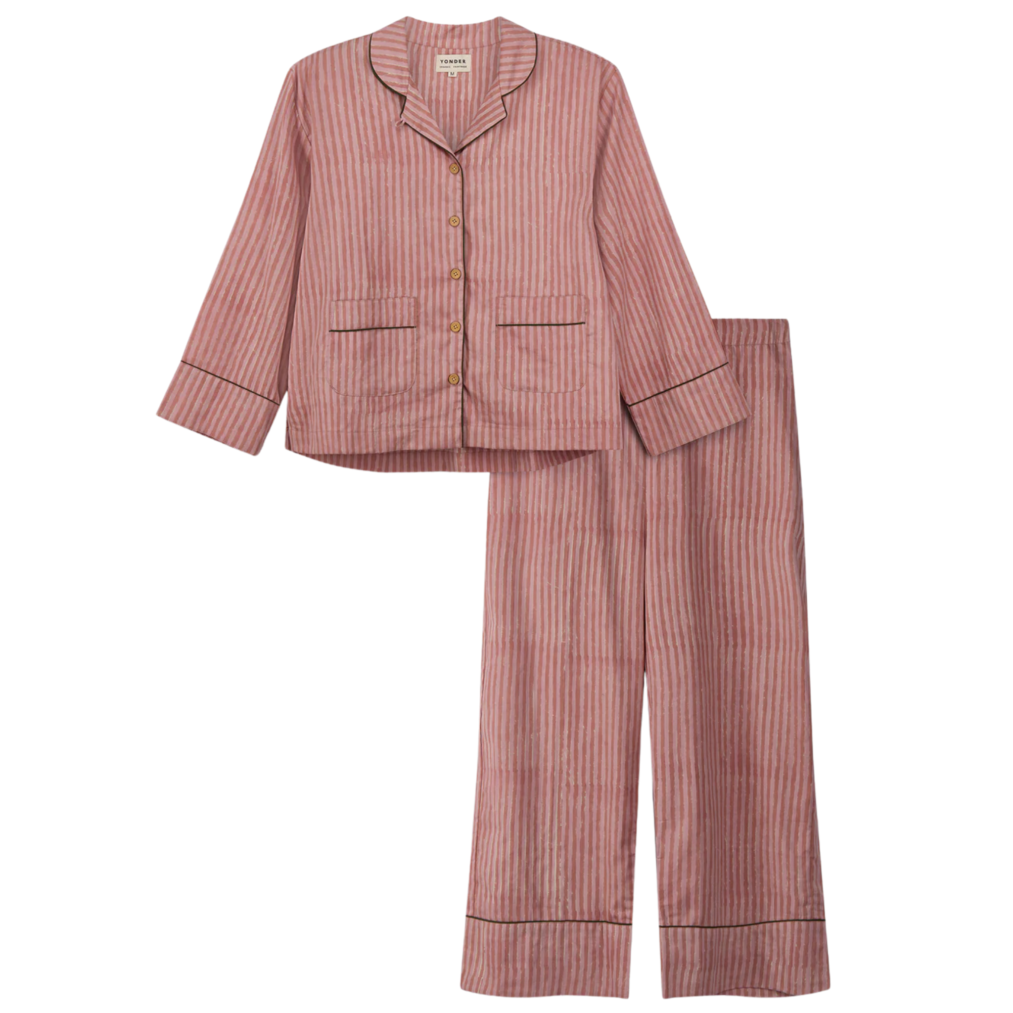 Women's Pyjama Set - Candy Stripe - Rhubarb