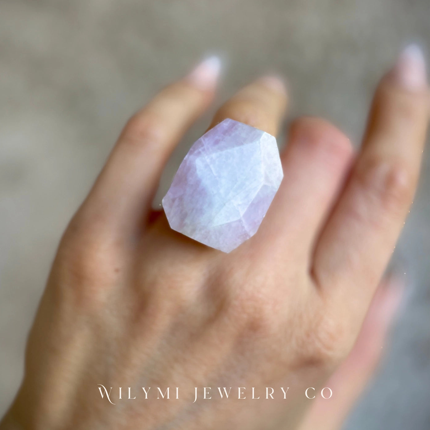 WILYMI Lilac Kunzite Ring